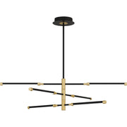 Quoizel - PCAZA340MBK - LED Island Chandelier - Azalea - Matte Black
