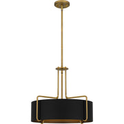 Quoizel - QP5596AB - Four Light Pendant - Quoizel Pendant - Aged Brass