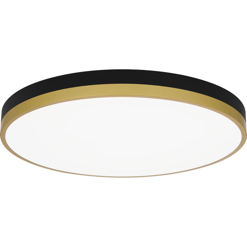 Quoizel - WLN1620MBKG - LED Flush Mount - Weldin - Matte Black Gold