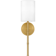Quoizel - QW16126AB - One Light Wall Sconce - Quoizel Wood - Aged Brass