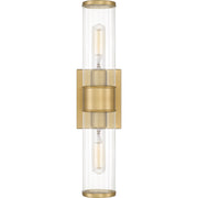 Quoizel - QW16128AB - Two Light Wall Sconce - Quoizel Wood - Aged Brass