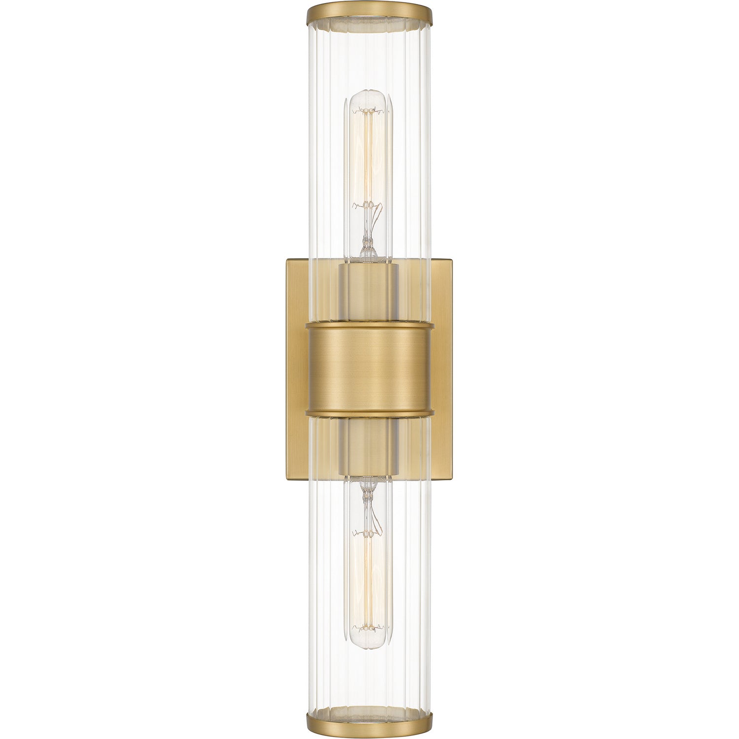 Quoizel - QW16128AB - Two Light Wall Sconce - Quoizel Wood - Aged Brass