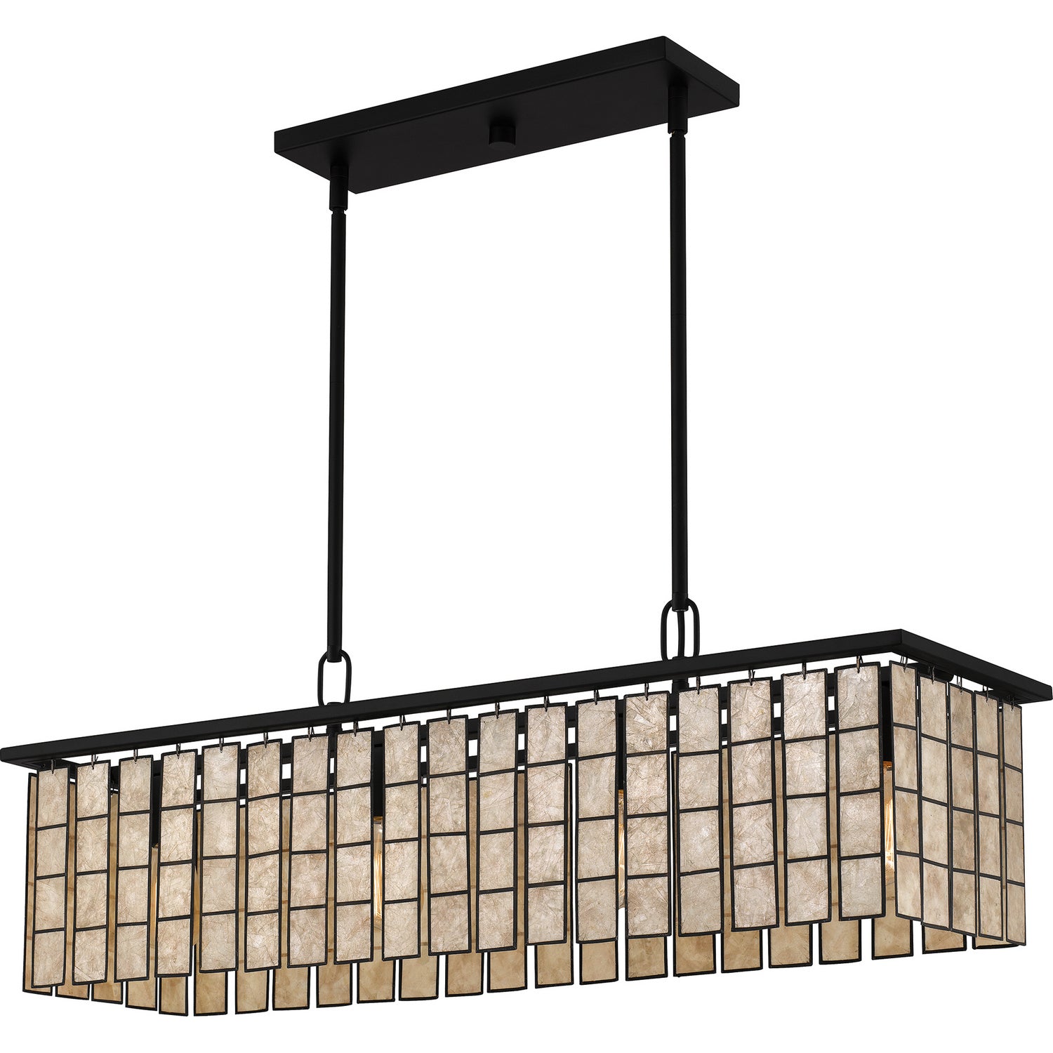 Quoizel - SGLM434MBK - Four Light Island Chandelier - Seigler - Matte Black