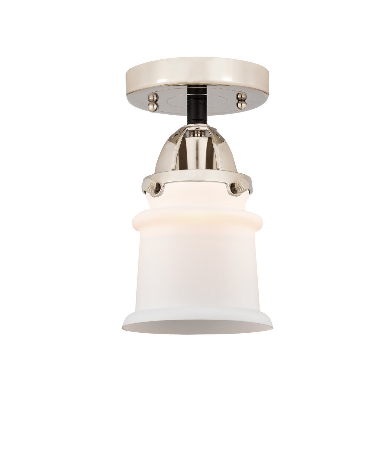 Innovations - 288-1C-BPN-G181S - One Light Semi-Flush Mount - Nouveau 2 - Black Polished Nickel