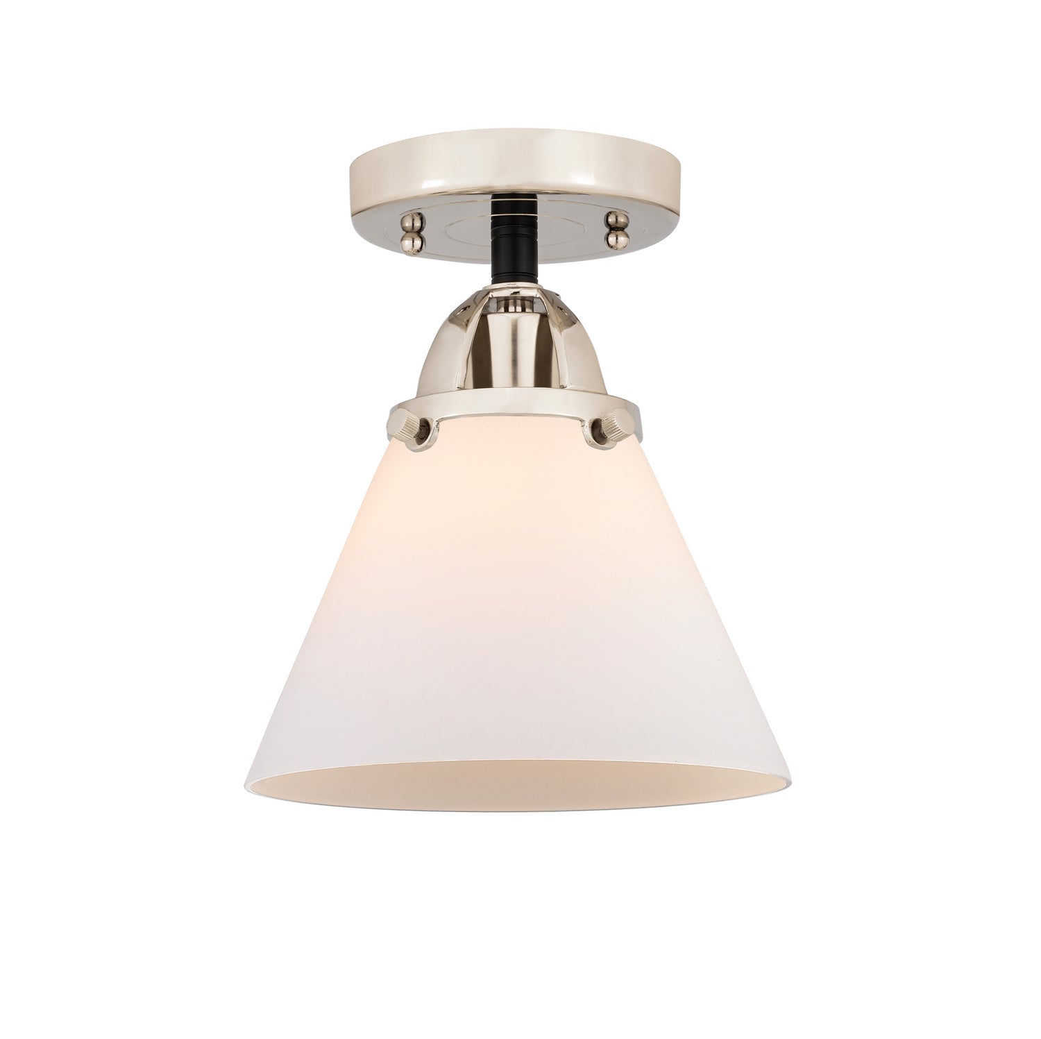 Innovations - 288-1C-BPN-G41 - One Light Semi-Flush Mount - Nouveau 2 - Black Polished Nickel