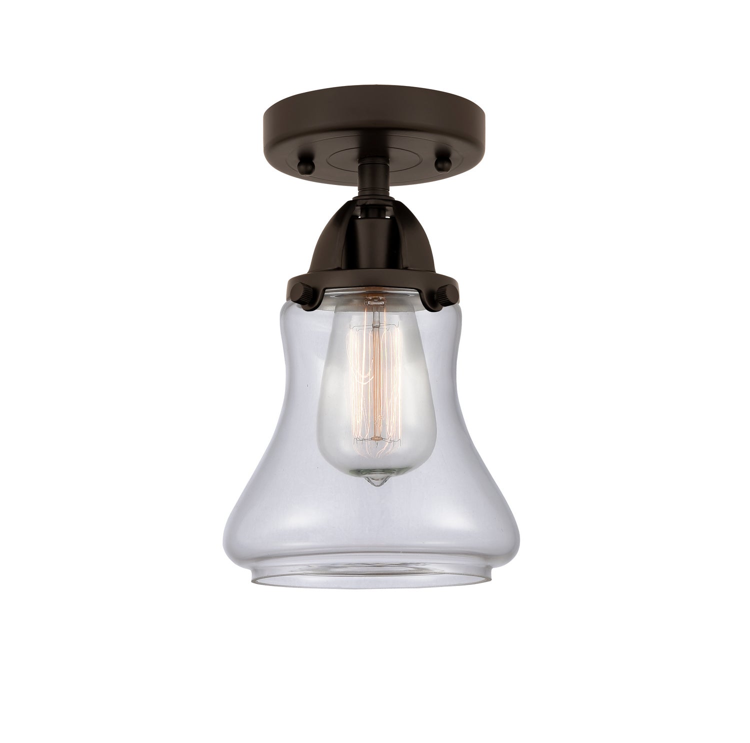Innovations - 288-1C-OB-G192 - One Light Semi-Flush Mount - Nouveau 2 - Oil Rubbed Bronze