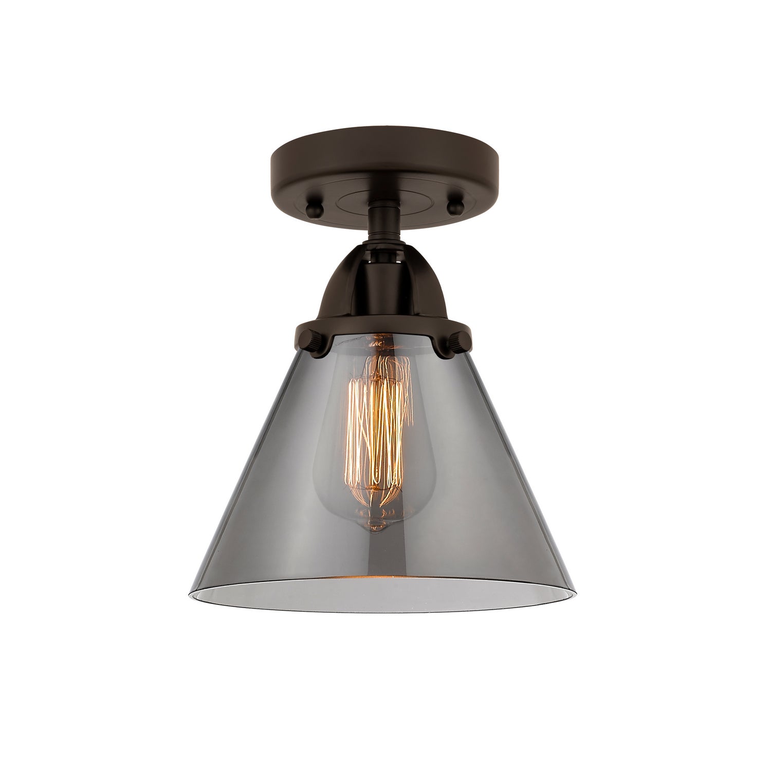Innovations - 288-1C-OB-G43 - One Light Semi-Flush Mount - Nouveau 2 - Oil Rubbed Bronze