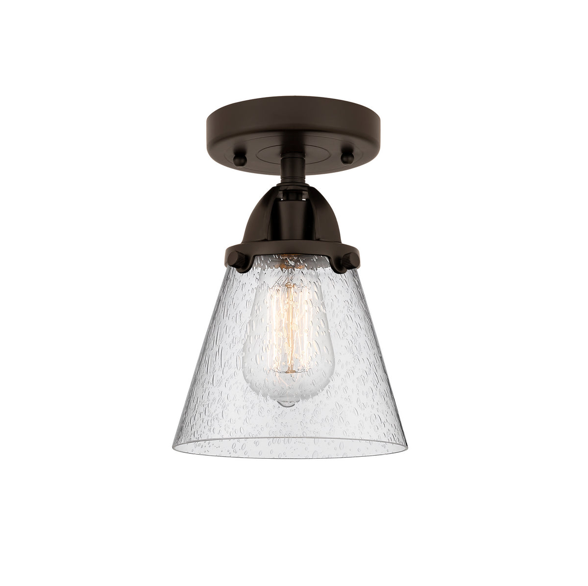 Innovations - 288-1C-OB-G64 - One Light Semi-Flush Mount - Nouveau 2 - Oil Rubbed Bronze