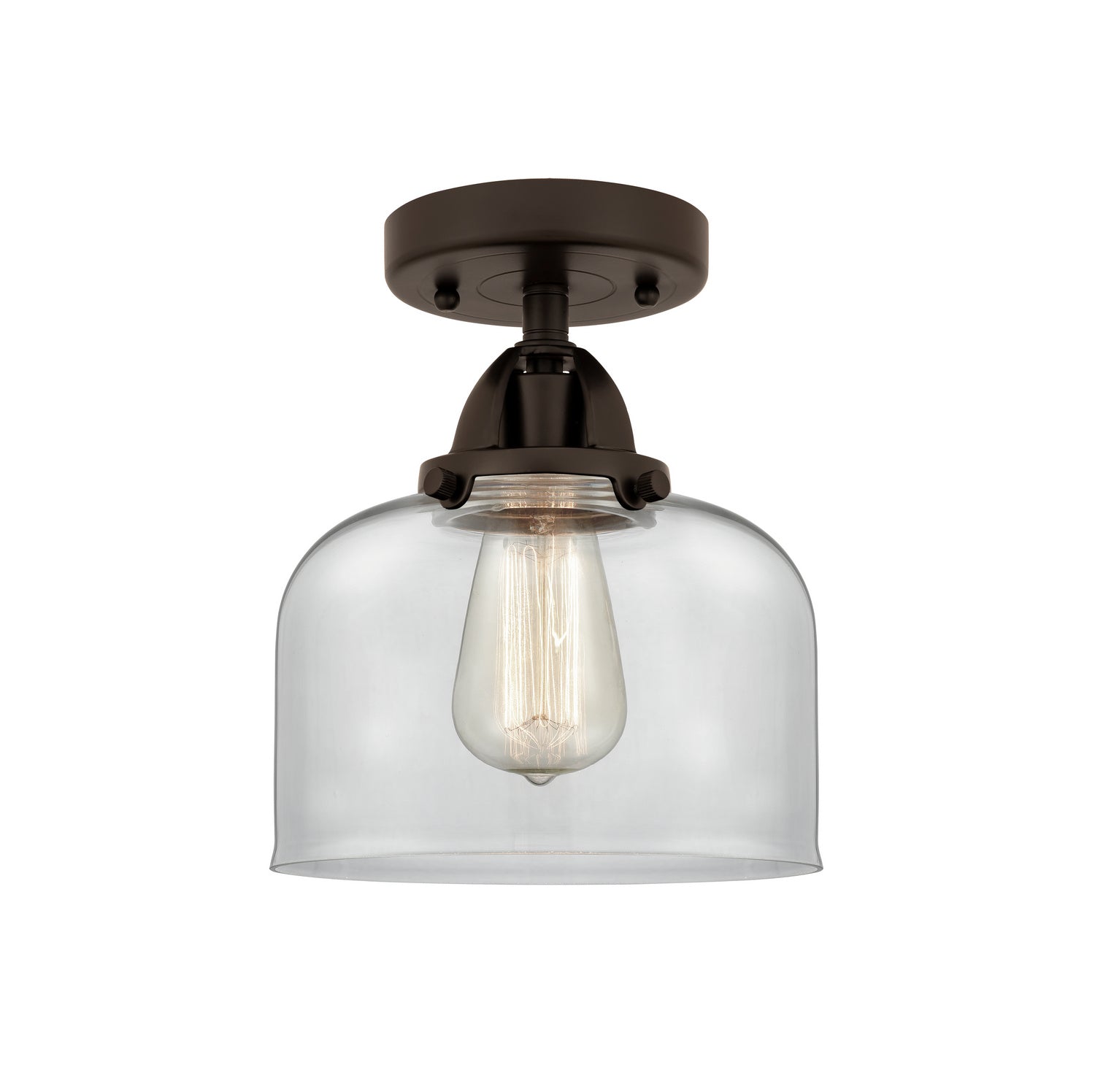 Innovations - 288-1C-OB-G72 - One Light Semi-Flush Mount - Nouveau 2 - Oil Rubbed Bronze