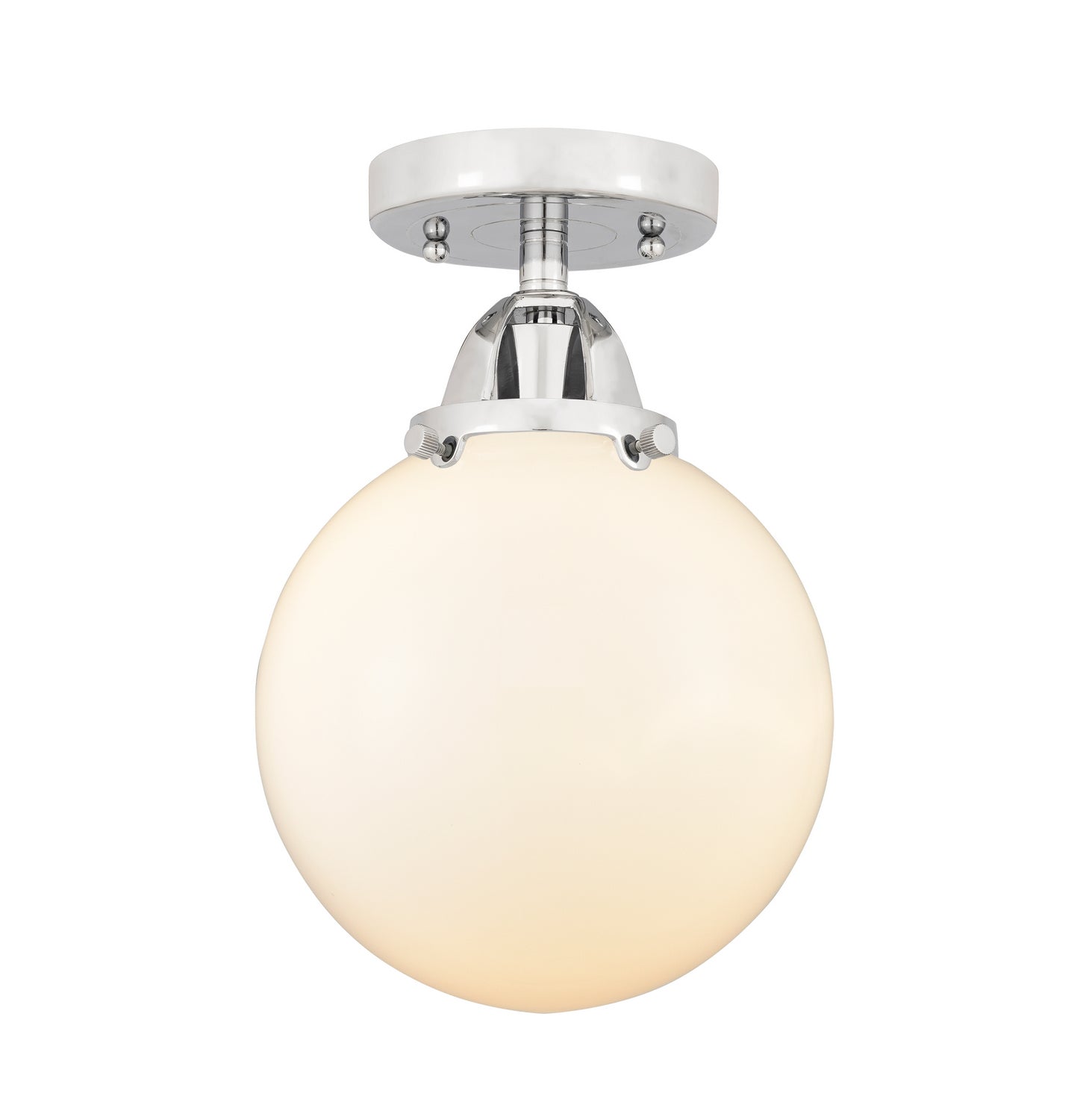 Innovations - 288-1C-PC-G201-8 - One Light Semi-Flush Mount - Nouveau 2 - Polished Chrome