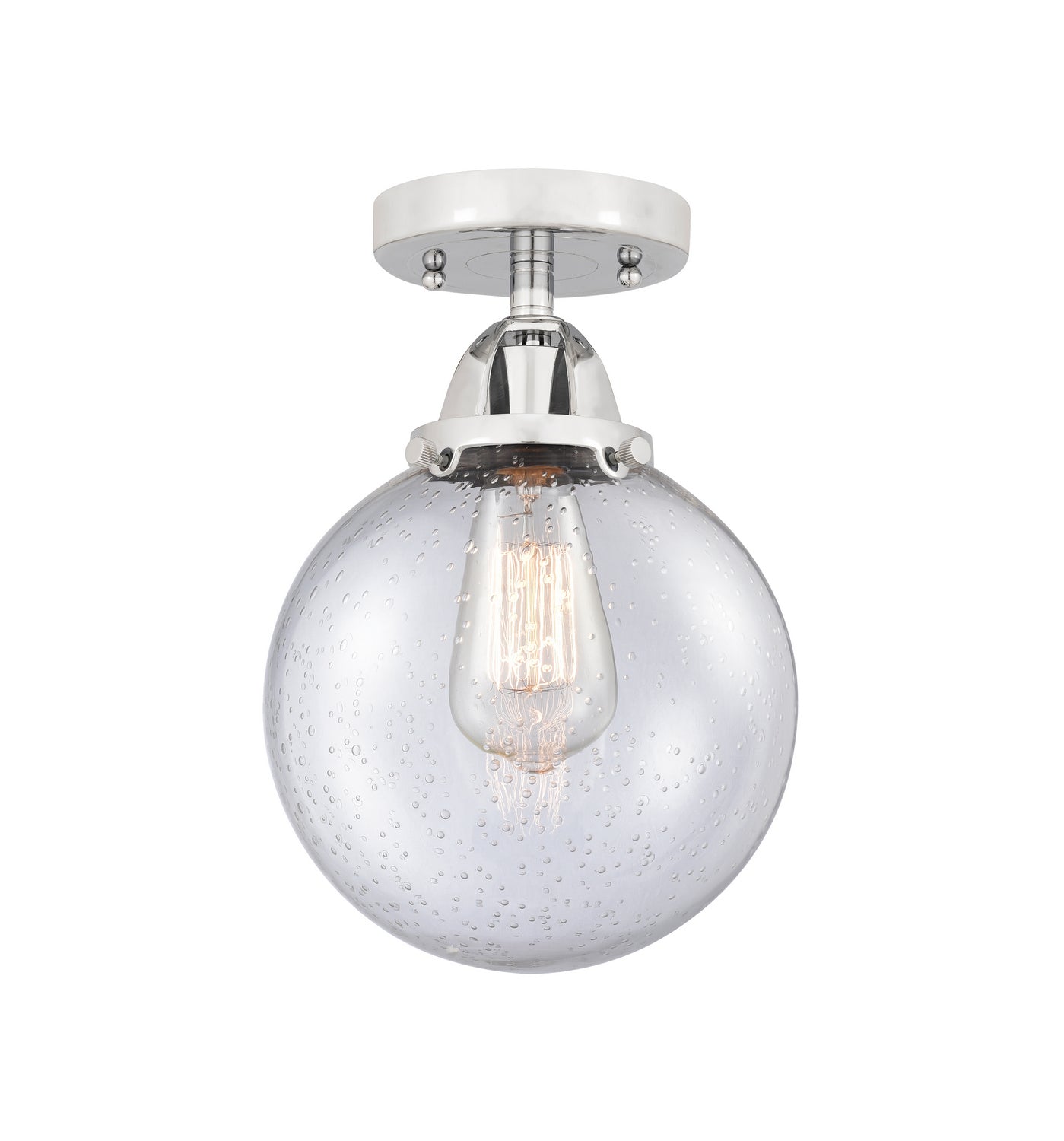 Innovations - 288-1C-PC-G204-8 - One Light Semi-Flush Mount - Nouveau 2 - Polished Chrome