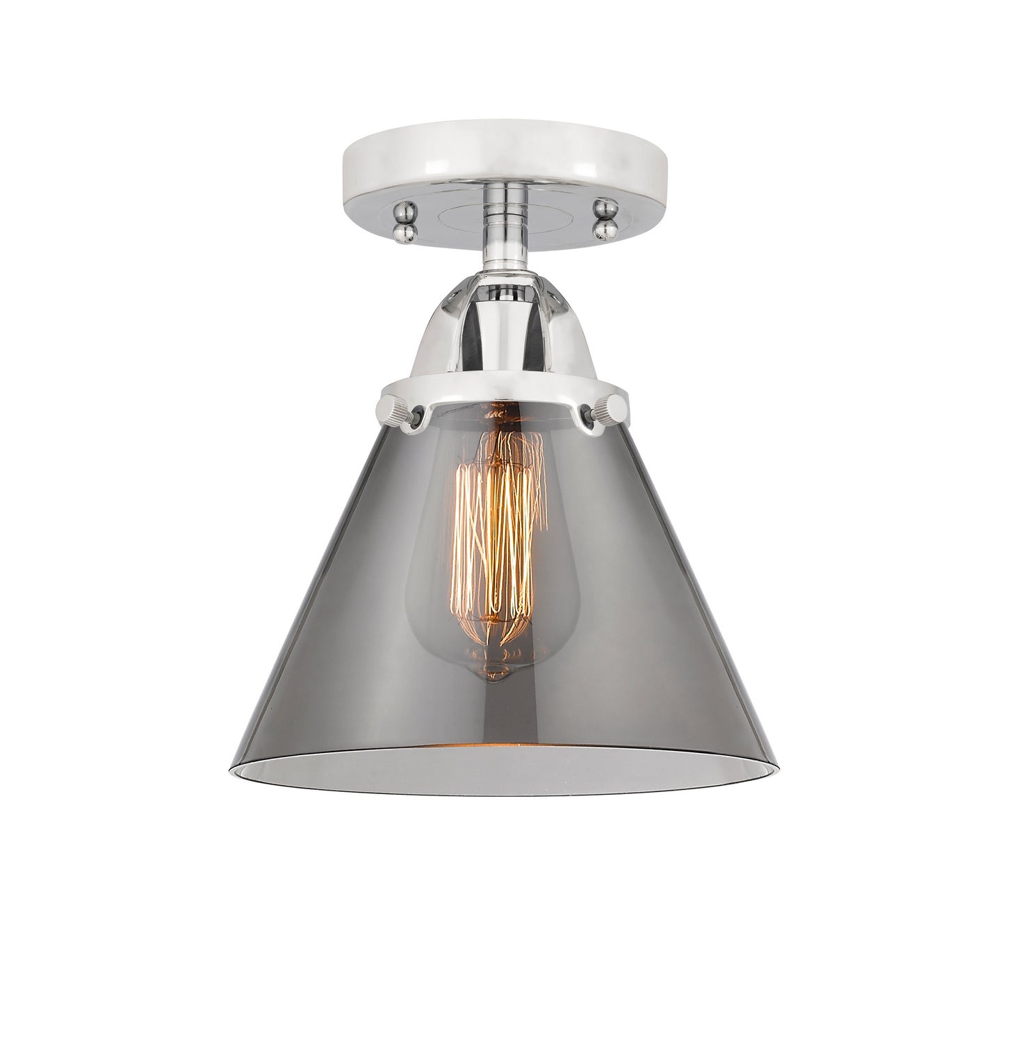 Innovations - 288-1C-PC-G43 - One Light Semi-Flush Mount - Nouveau 2 - Polished Chrome