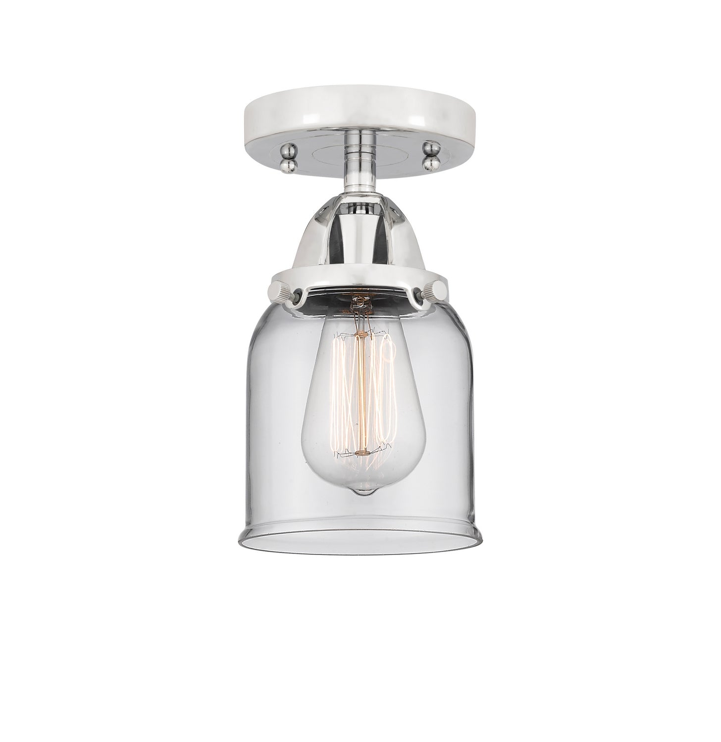 Innovations - 288-1C-PC-G52 - One Light Semi-Flush Mount - Nouveau 2 - Polished Chrome