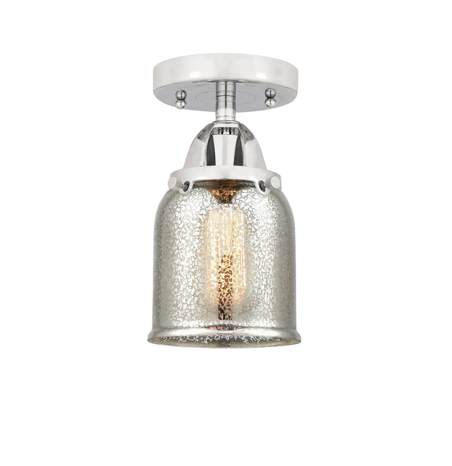 Innovations - 288-1C-PC-G58 - One Light Semi-Flush Mount - Nouveau 2 - Polished Chrome