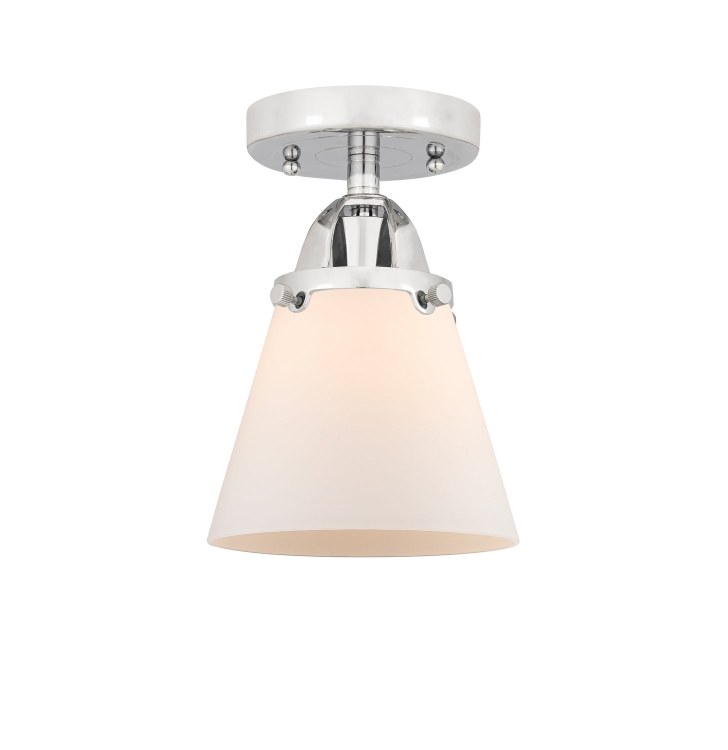Innovations - 288-1C-PC-G61 - One Light Semi-Flush Mount - Nouveau 2 - Polished Chrome