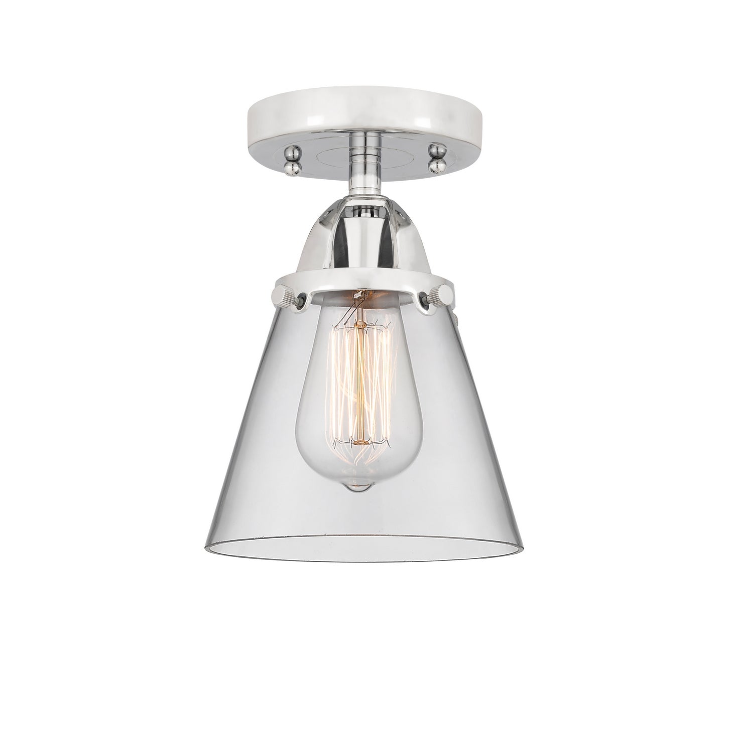 Innovations - 288-1C-PC-G62 - One Light Semi-Flush Mount - Nouveau 2 - Polished Chrome