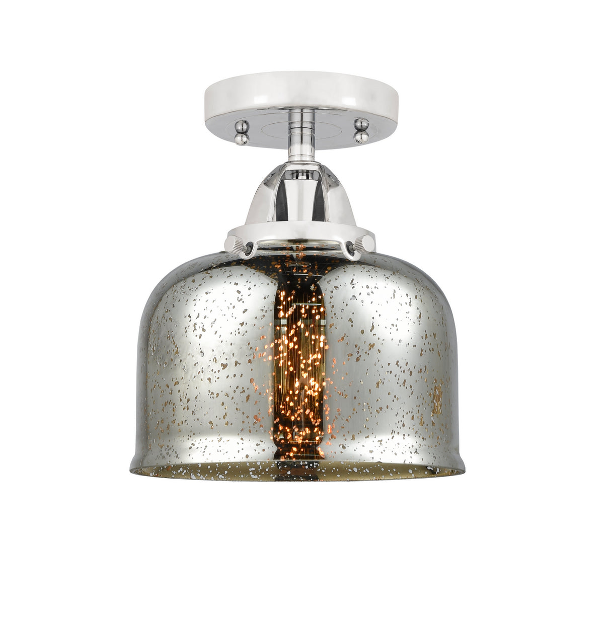 Innovations - 288-1C-PC-G78 - One Light Semi-Flush Mount - Nouveau 2 - Polished Chrome