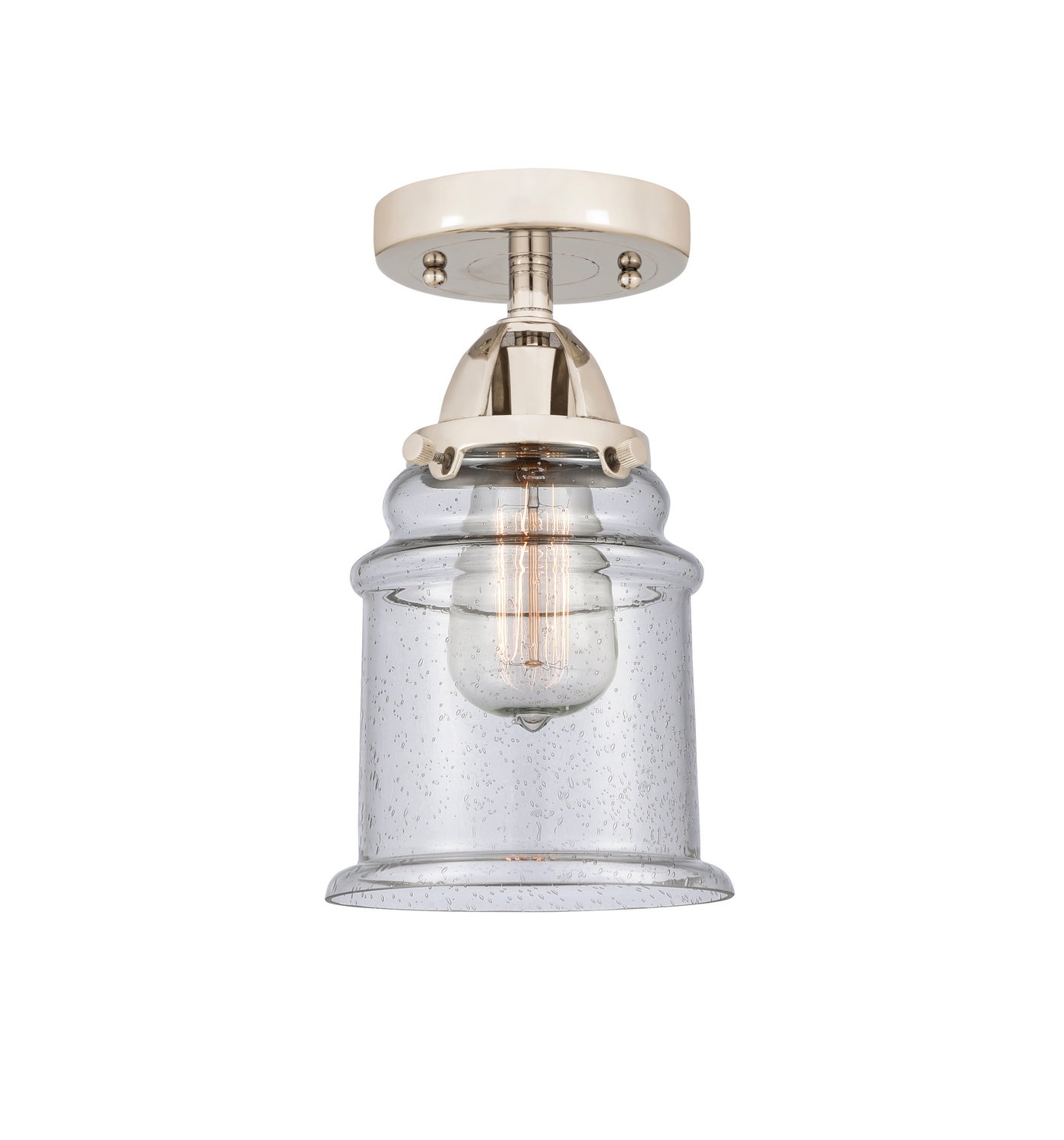 Innovations - 288-1C-PN-G184 - One Light Semi-Flush Mount - Nouveau 2 - Polished Nickel