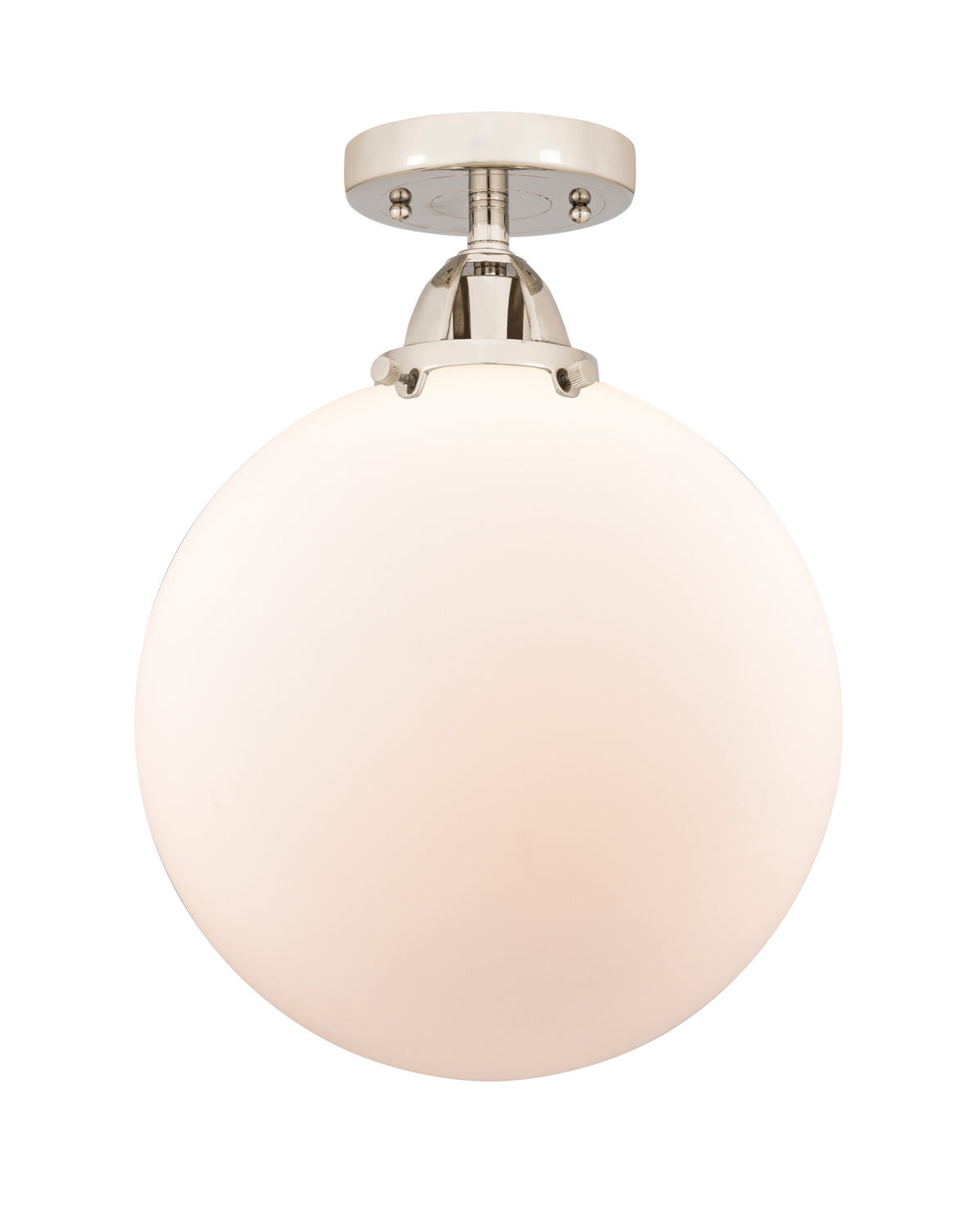 Innovations - 288-1C-PN-G201-12 - One Light Semi-Flush Mount - Nouveau 2 - Polished Nickel