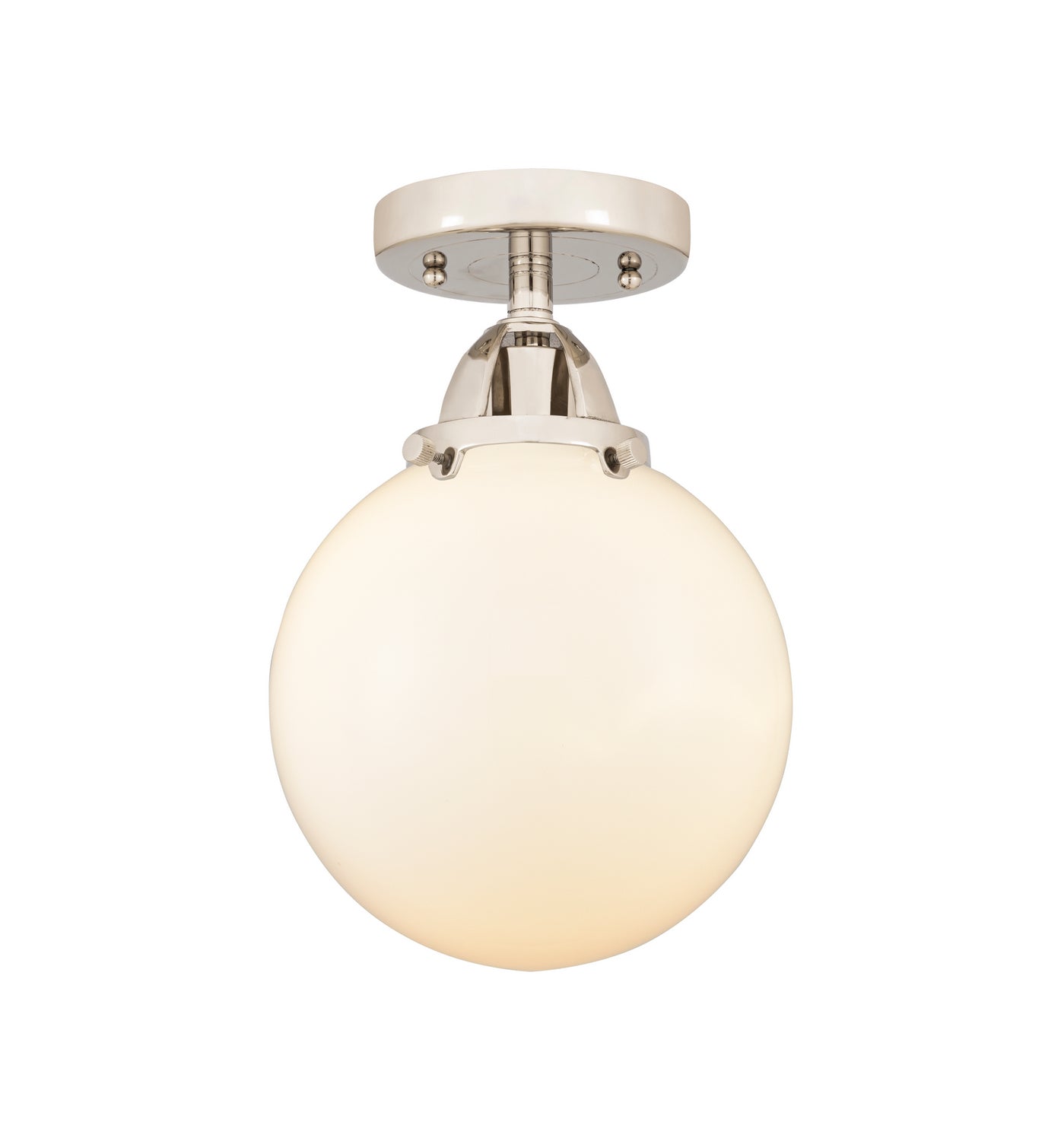 Innovations - 288-1C-PN-G201-8 - One Light Semi-Flush Mount - Nouveau 2 - Polished Nickel