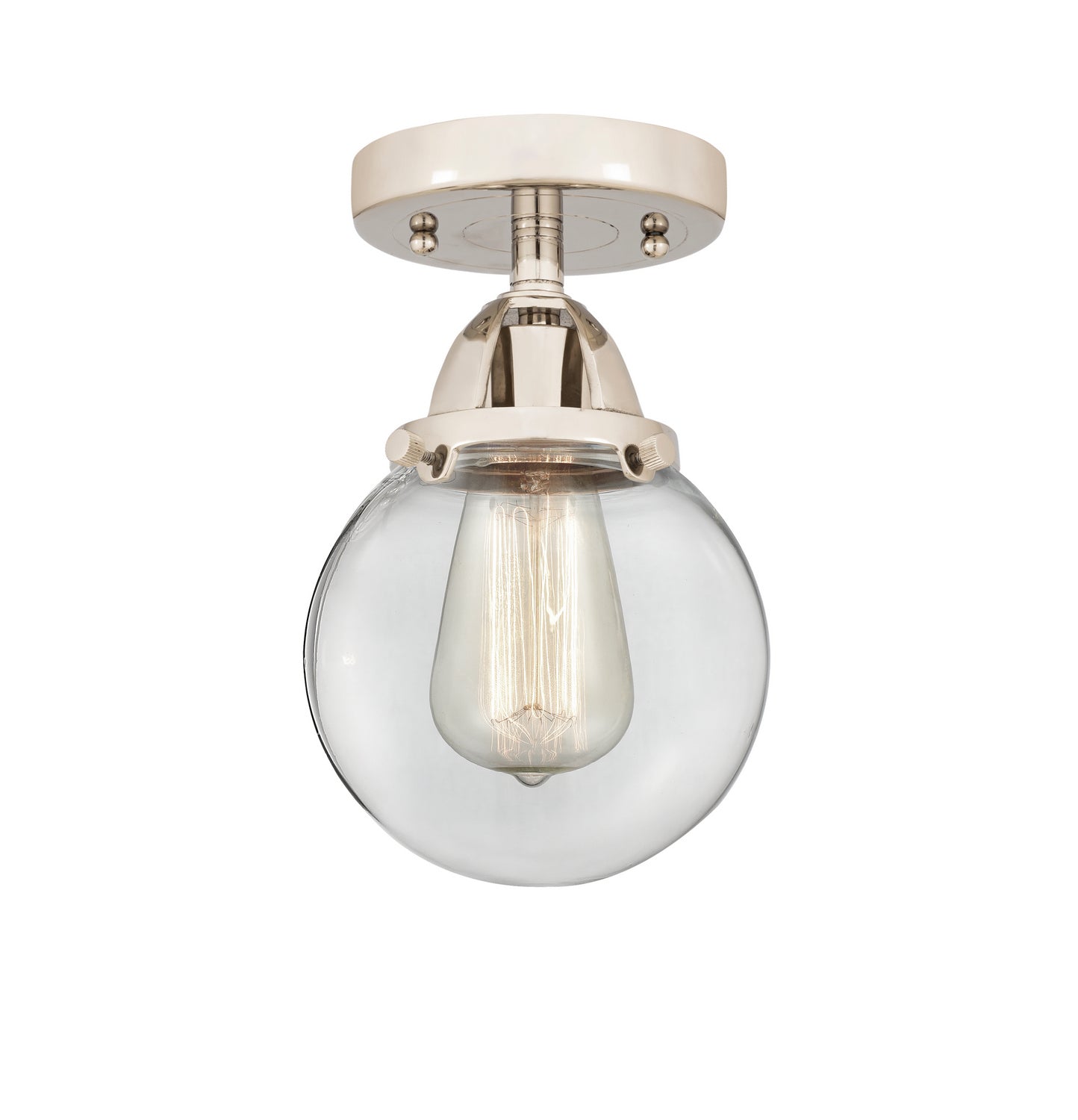 Innovations - 288-1C-PN-G202-6 - One Light Semi-Flush Mount - Nouveau 2 - Polished Nickel