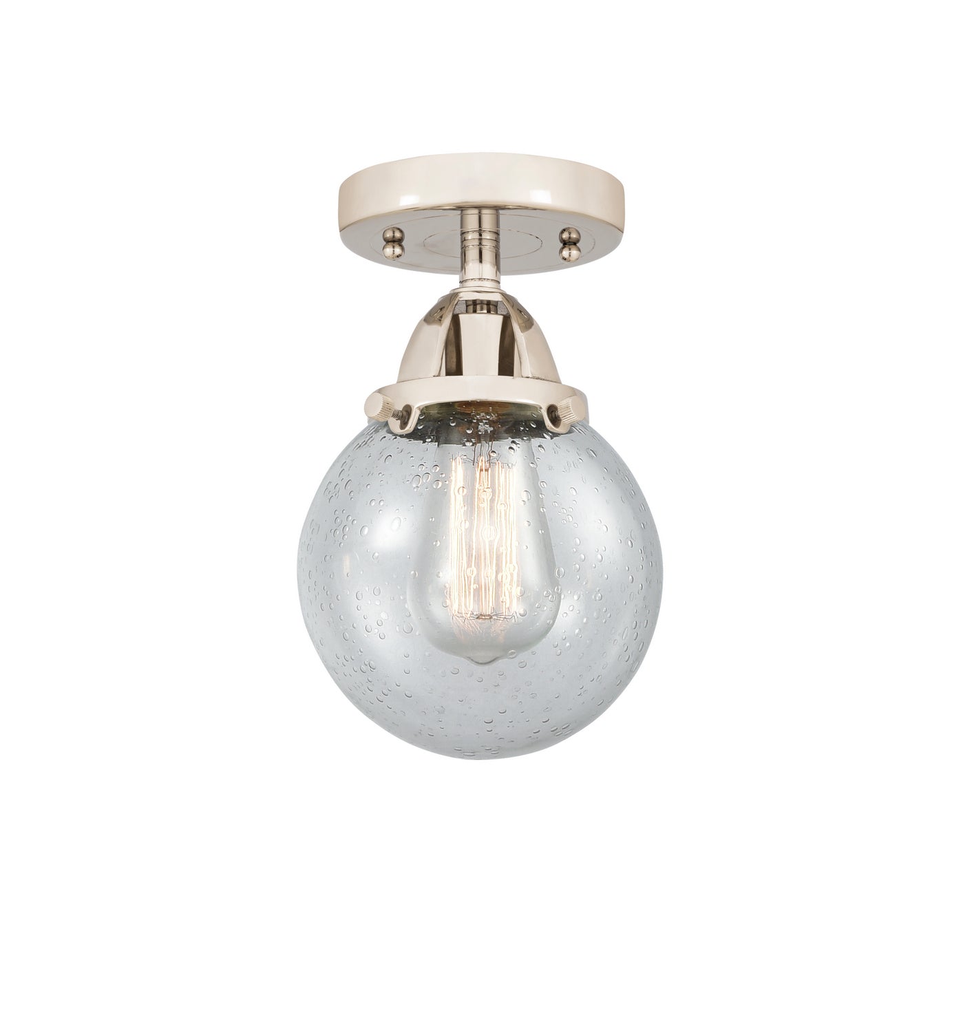 Innovations - 288-1C-PN-G204-6 - One Light Semi-Flush Mount - Nouveau 2 - Polished Nickel
