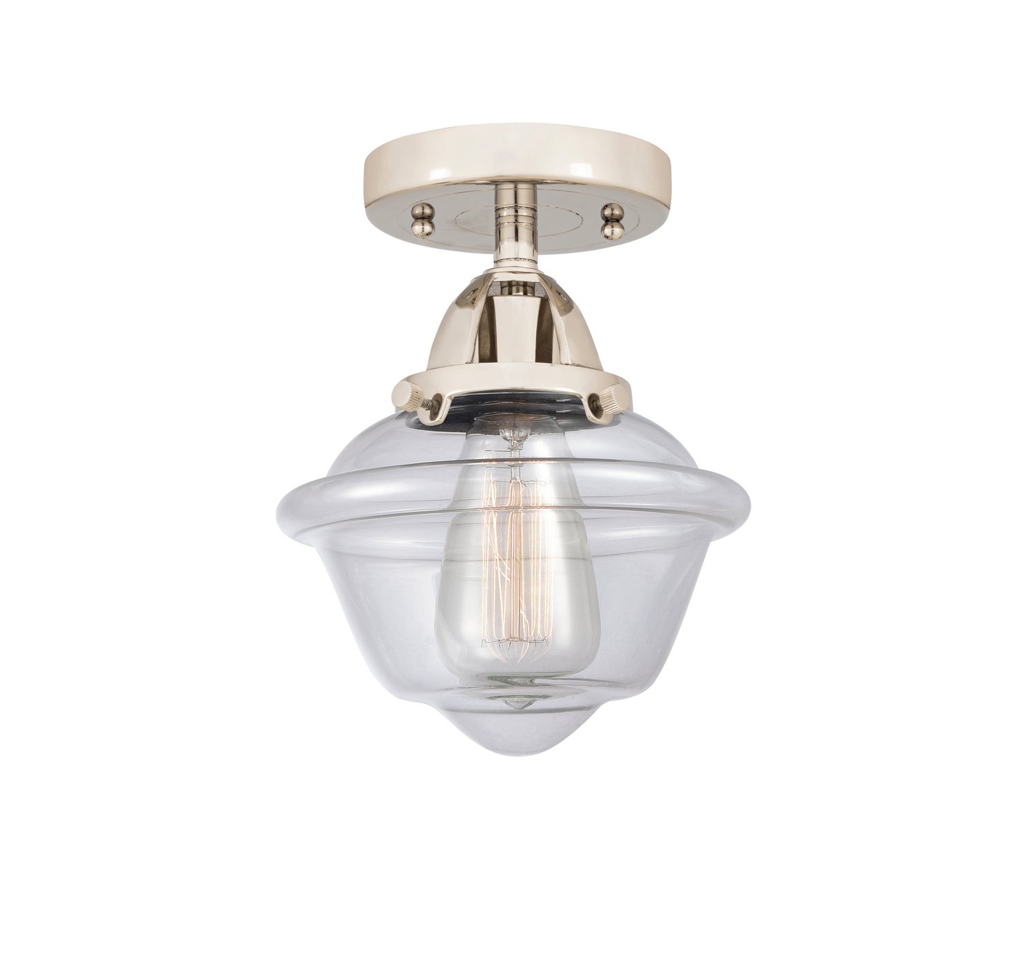 Innovations - 288-1C-PN-G532 - One Light Semi-Flush Mount - Nouveau 2 - Polished Nickel