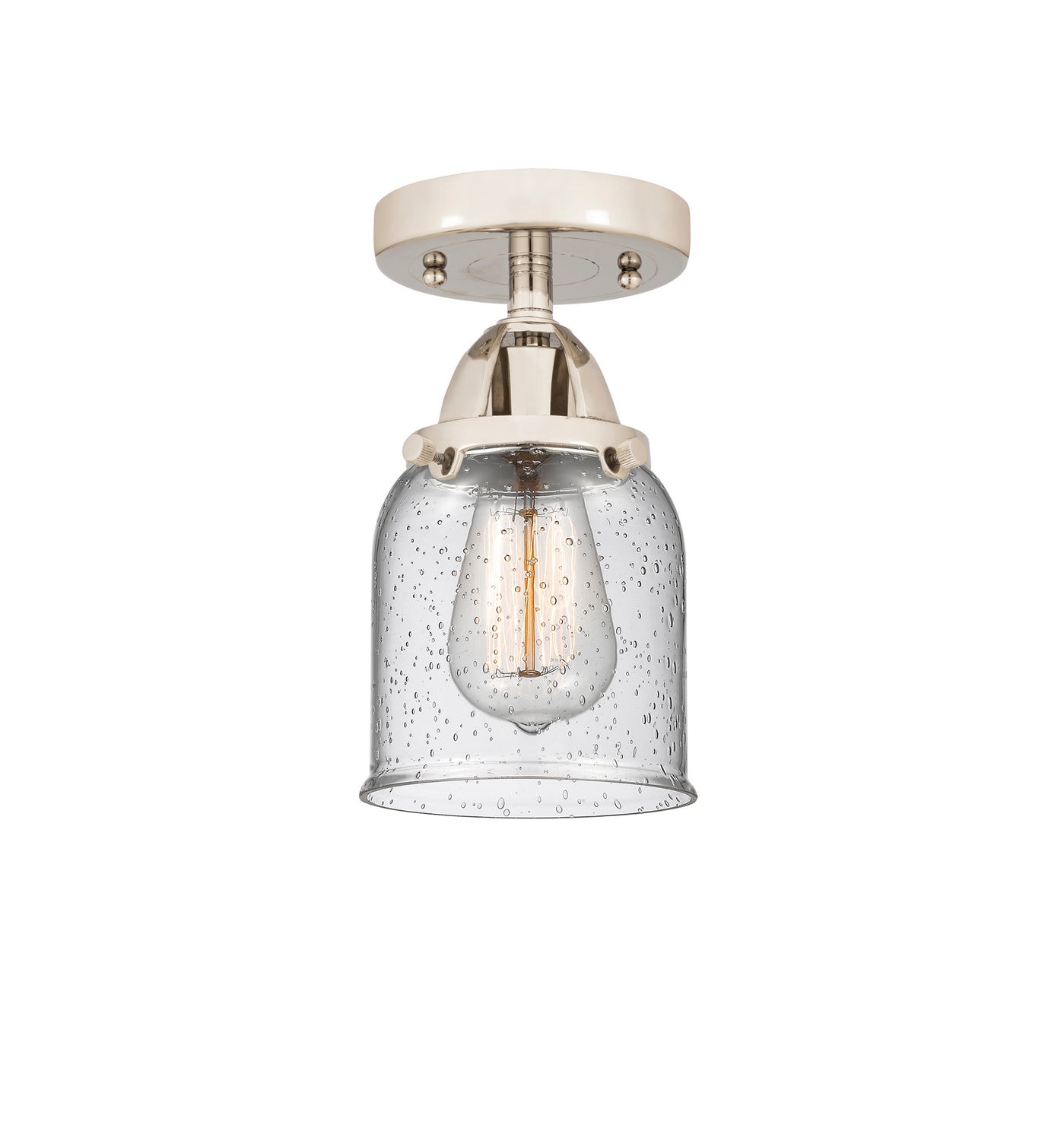 Innovations - 288-1C-PN-G54 - One Light Semi-Flush Mount - Nouveau 2 - Polished Nickel