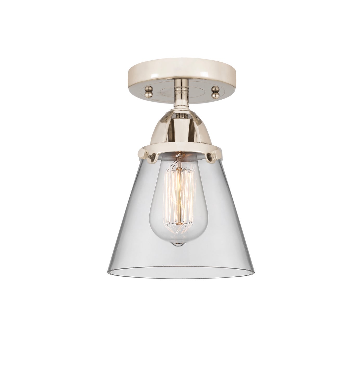 Innovations - 288-1C-PN-G62 - One Light Semi-Flush Mount - Nouveau 2 - Polished Nickel