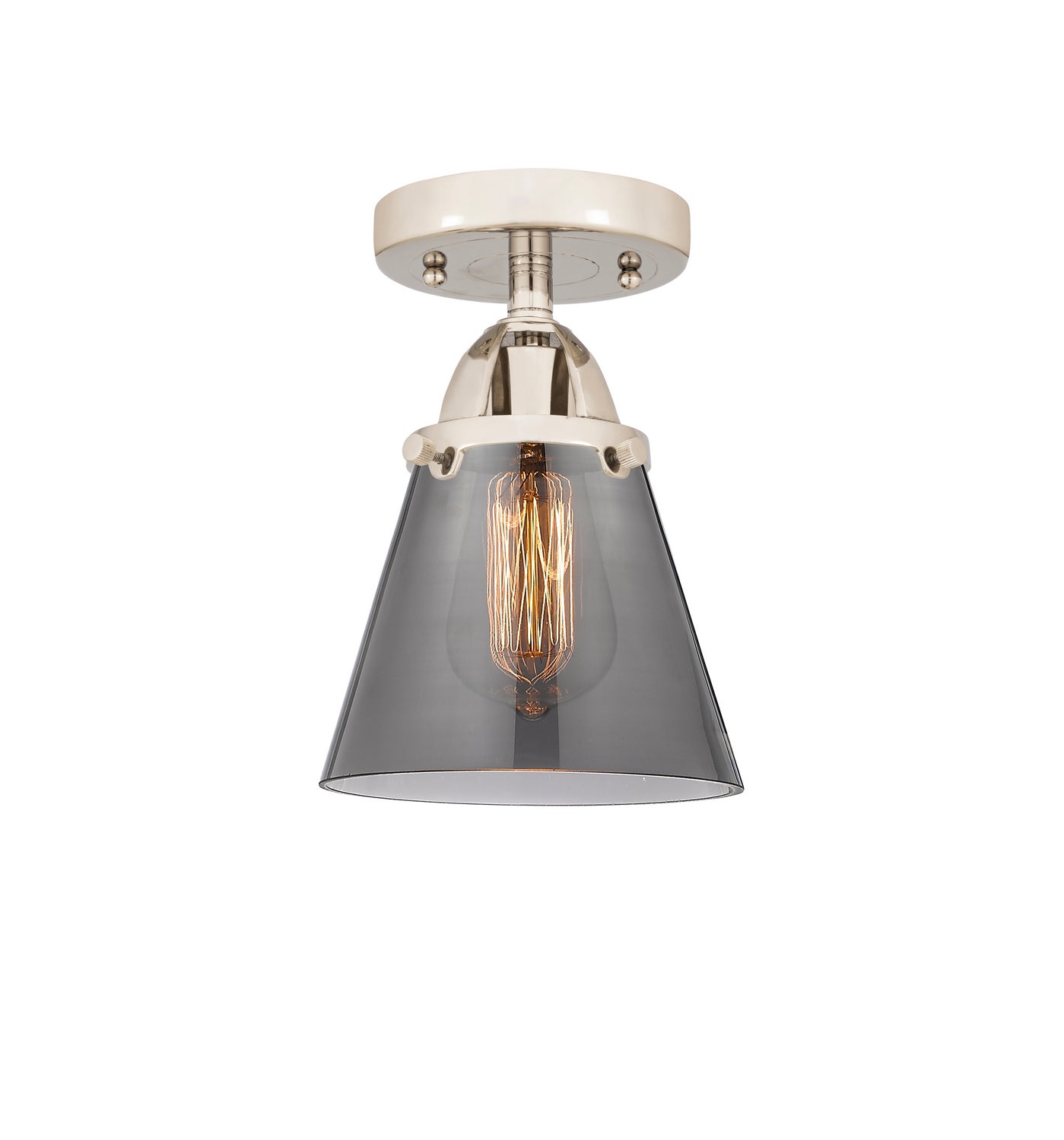 Innovations - 288-1C-PN-G63 - One Light Semi-Flush Mount - Nouveau 2 - Polished Nickel