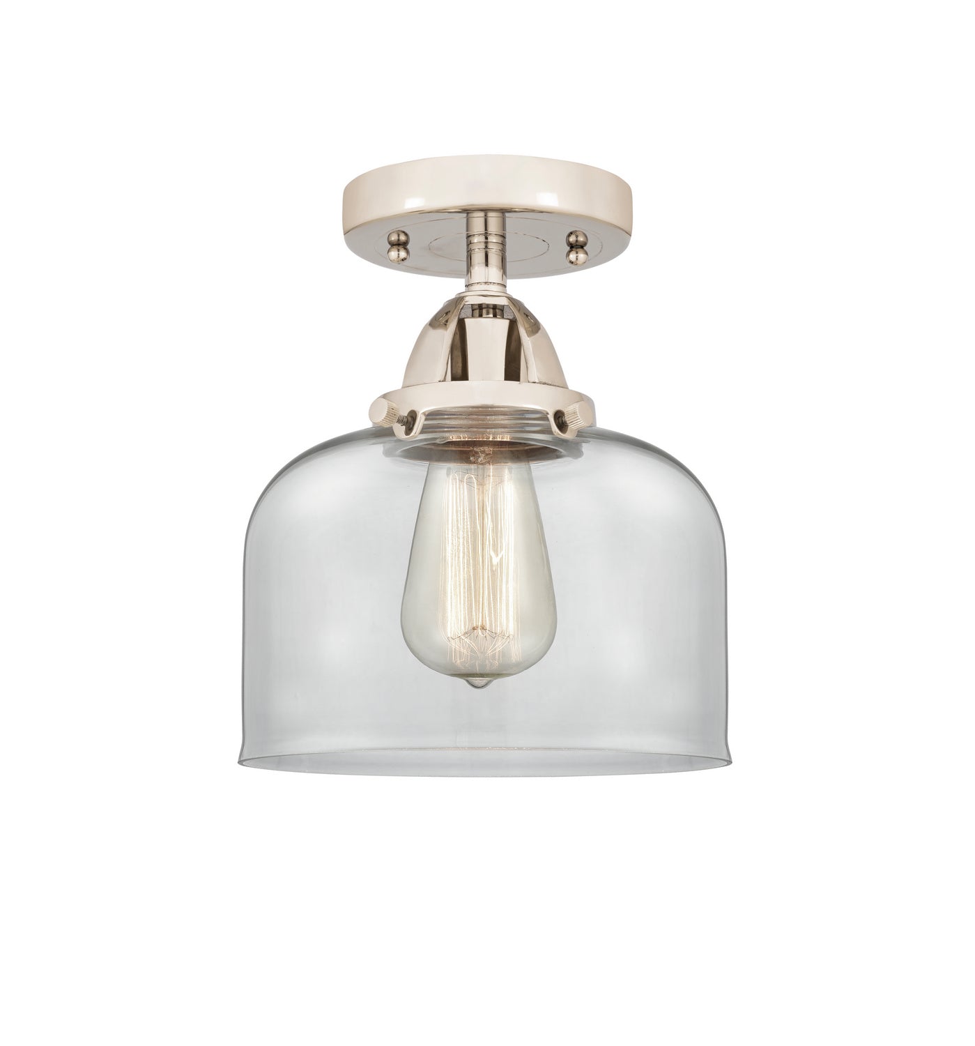 Innovations - 288-1C-PN-G72 - One Light Semi-Flush Mount - Nouveau 2 - Polished Nickel