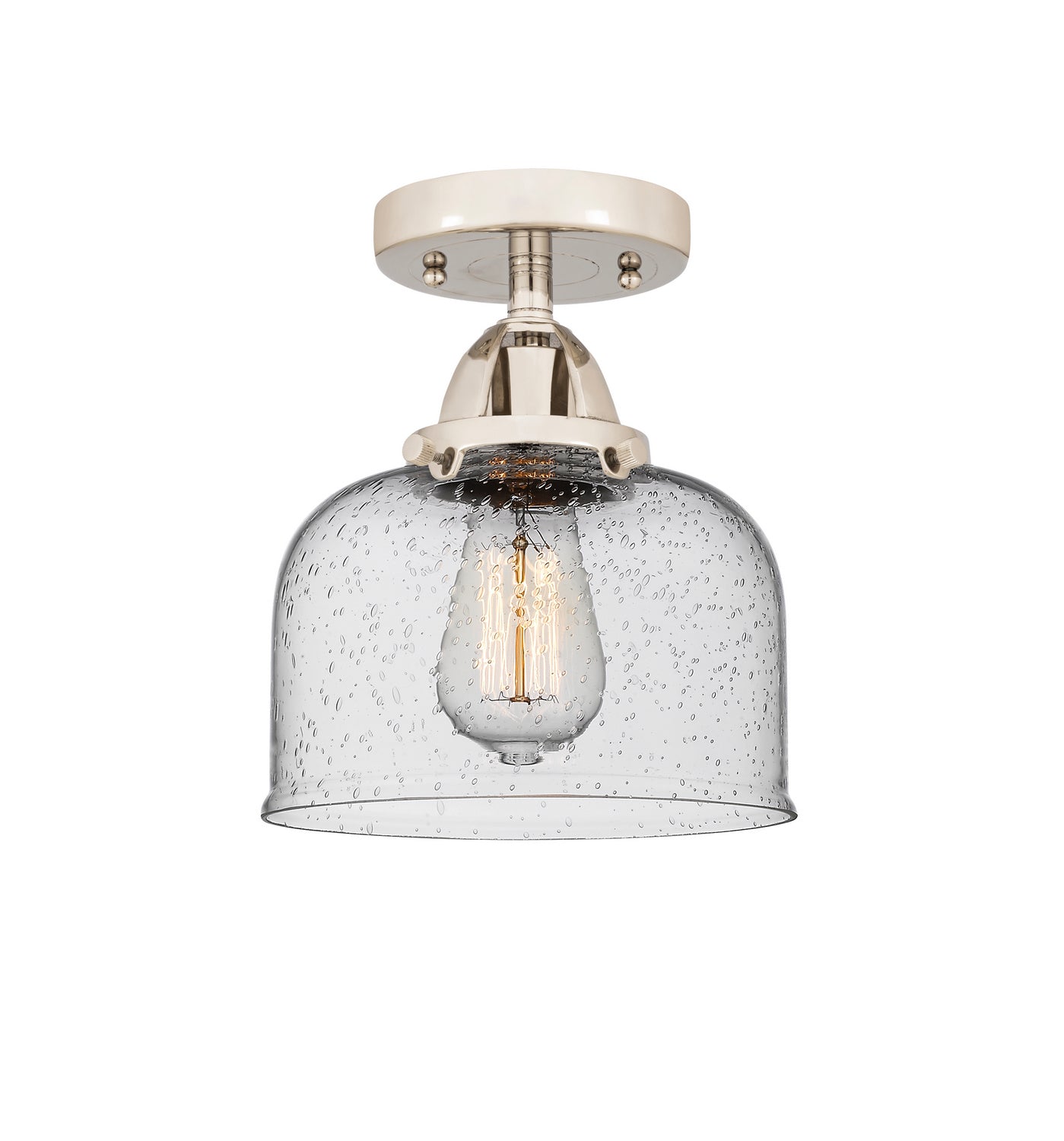 Innovations - 288-1C-PN-G74 - One Light Semi-Flush Mount - Nouveau 2 - Polished Nickel