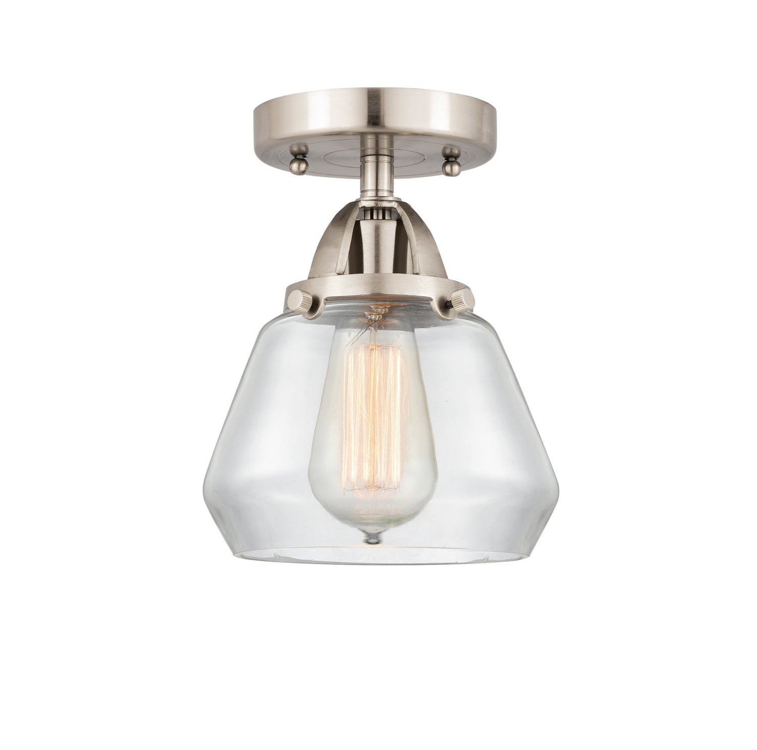 Innovations - 288-1C-SN-G172 - One Light Semi-Flush Mount - Nouveau 2 - Brushed Satin Nickel