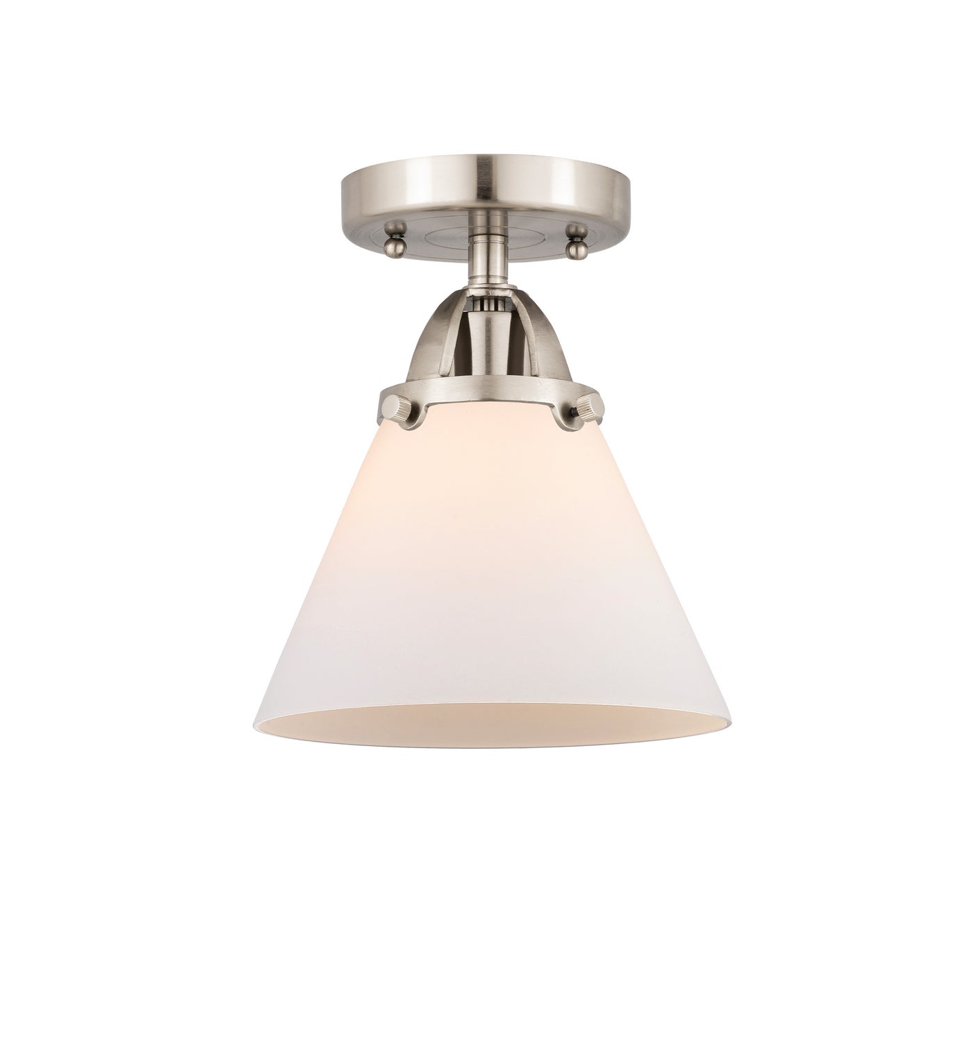 Innovations - 288-1C-SN-G41 - One Light Semi-Flush Mount - Nouveau 2 - Brushed Satin Nickel