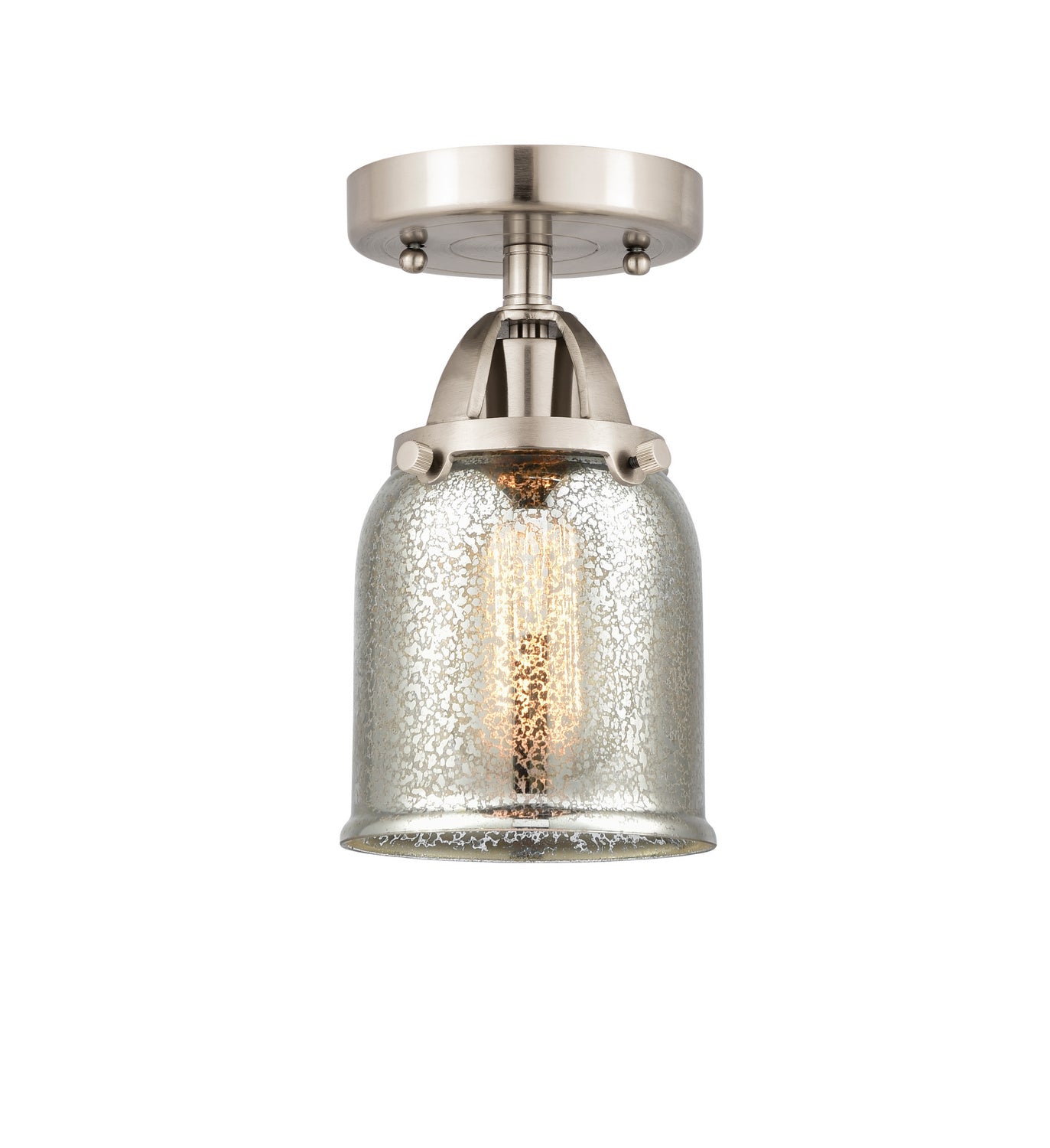 Innovations - 288-1C-SN-G58 - One Light Semi-Flush Mount - Nouveau 2 - Brushed Satin Nickel