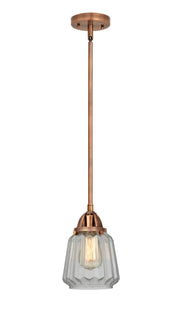 Innovations - 288-1S-AC-G142 - One Light Mini Pendant - Nouveau 2 - Antique Copper