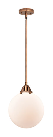 Innovations - 288-1S-AC-G201-10 - One Light Mini Pendant - Nouveau 2 - Antique Copper