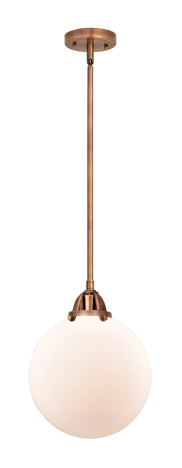 Innovations - 288-1S-AC-G201-10 - One Light Mini Pendant - Nouveau 2 - Antique Copper