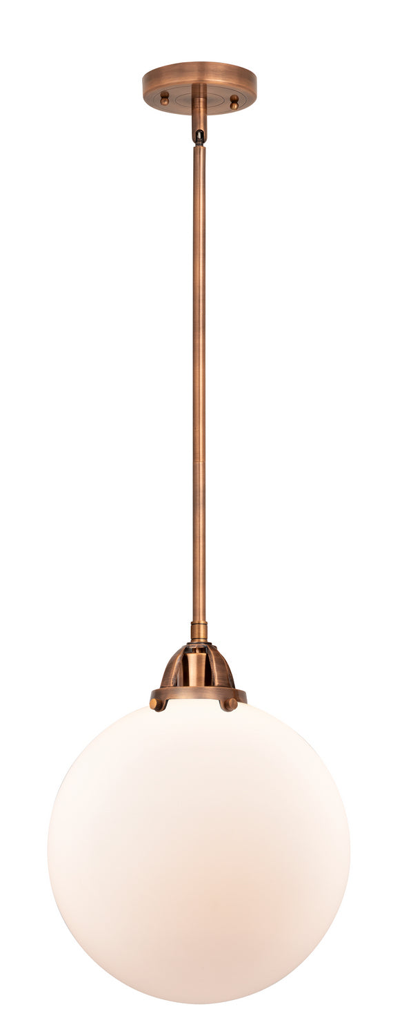 Innovations - 288-1S-AC-G201-12 - One Light Mini Pendant - Nouveau 2 - Antique Copper