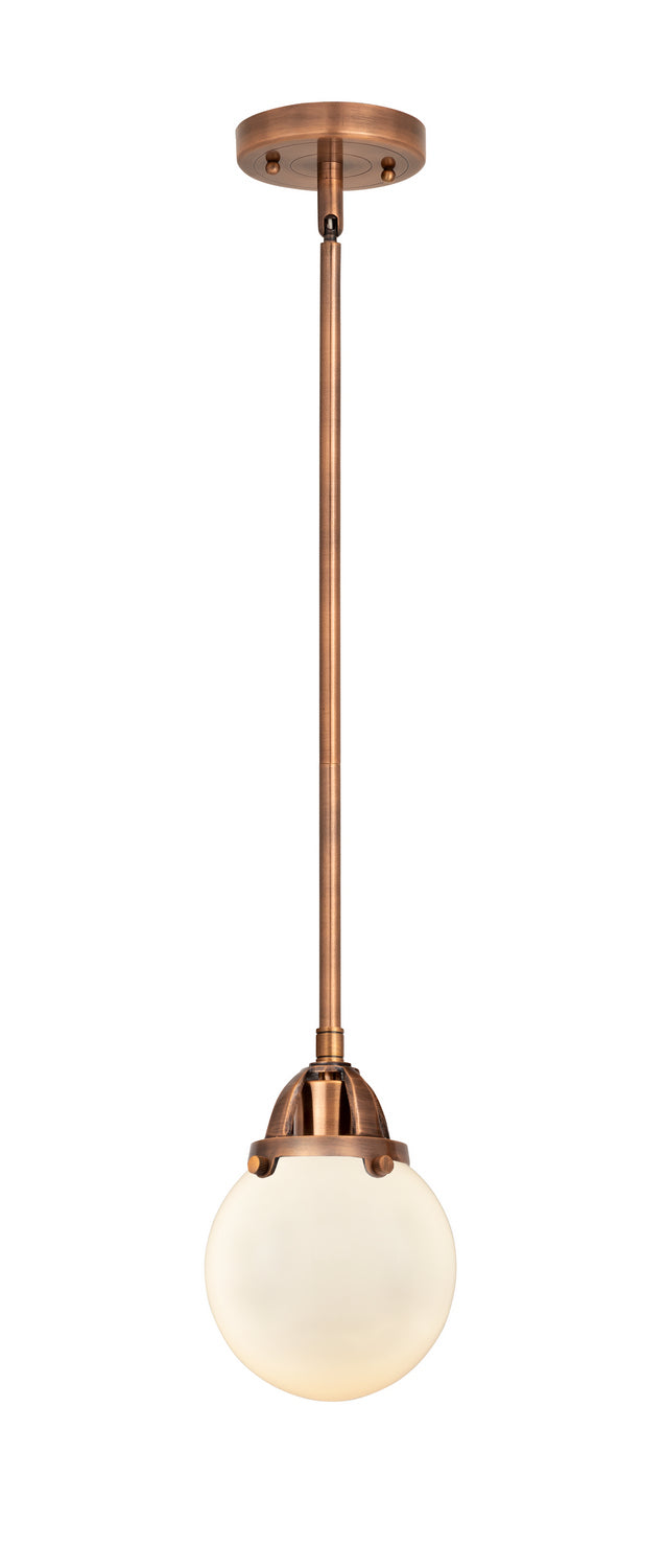 Innovations - 288-1S-AC-G201-6 - One Light Mini Pendant - Nouveau 2 - Antique Copper