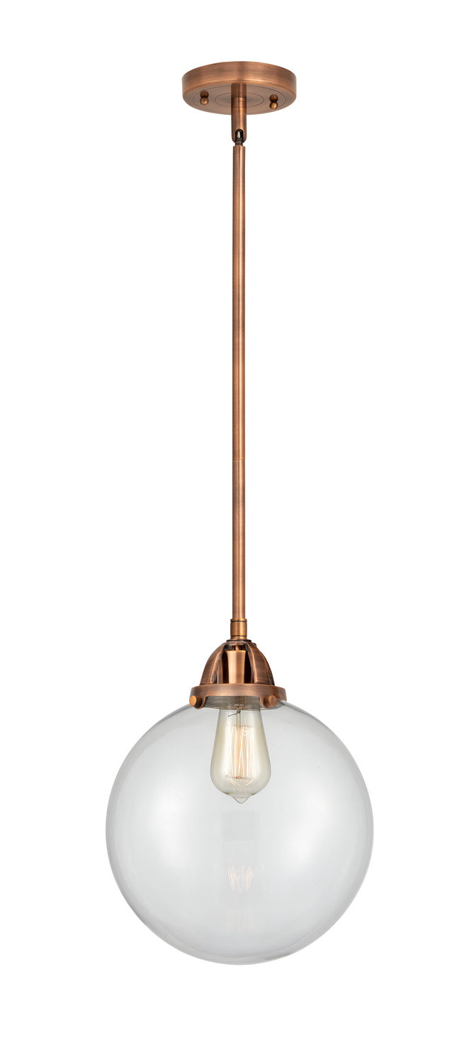 Innovations - 288-1S-AC-G202-10 - One Light Mini Pendant - Nouveau 2 - Antique Copper