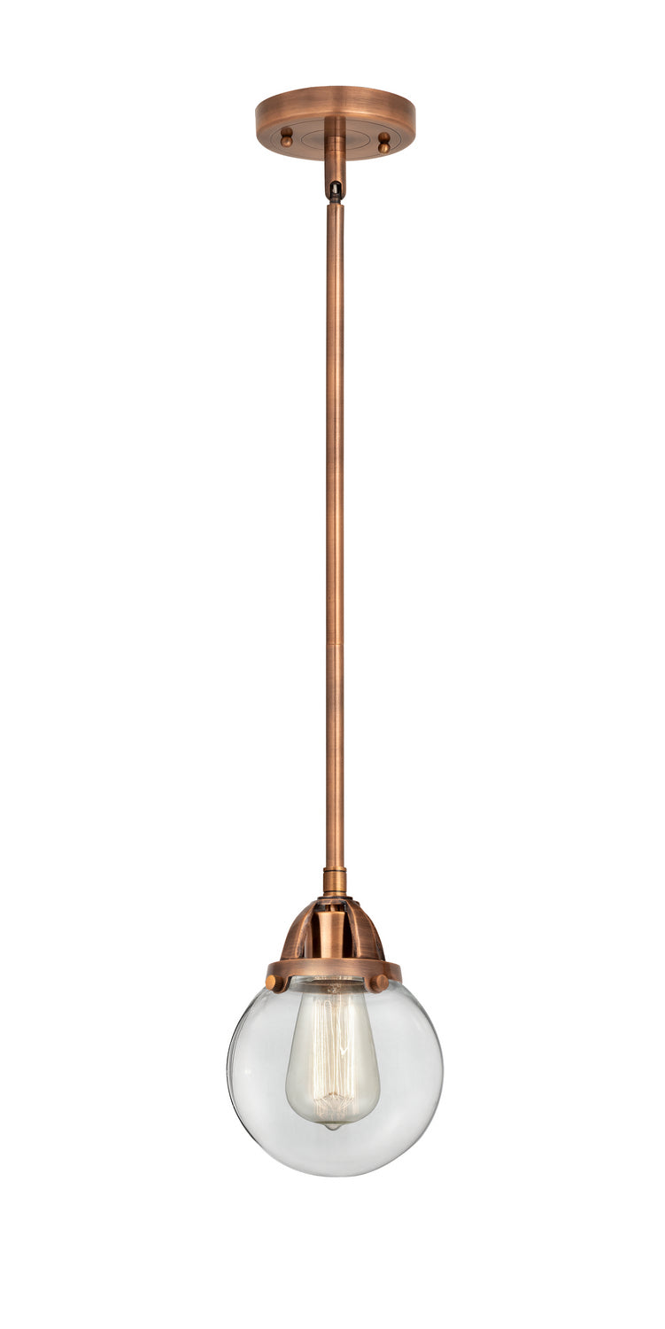 Innovations - 288-1S-AC-G202-6 - One Light Mini Pendant - Nouveau 2 - Antique Copper