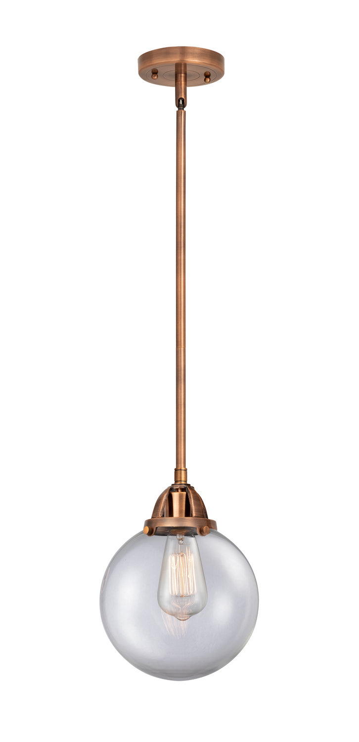 Innovations - 288-1S-AC-G202-8 - One Light Mini Pendant - Nouveau 2 - Antique Copper