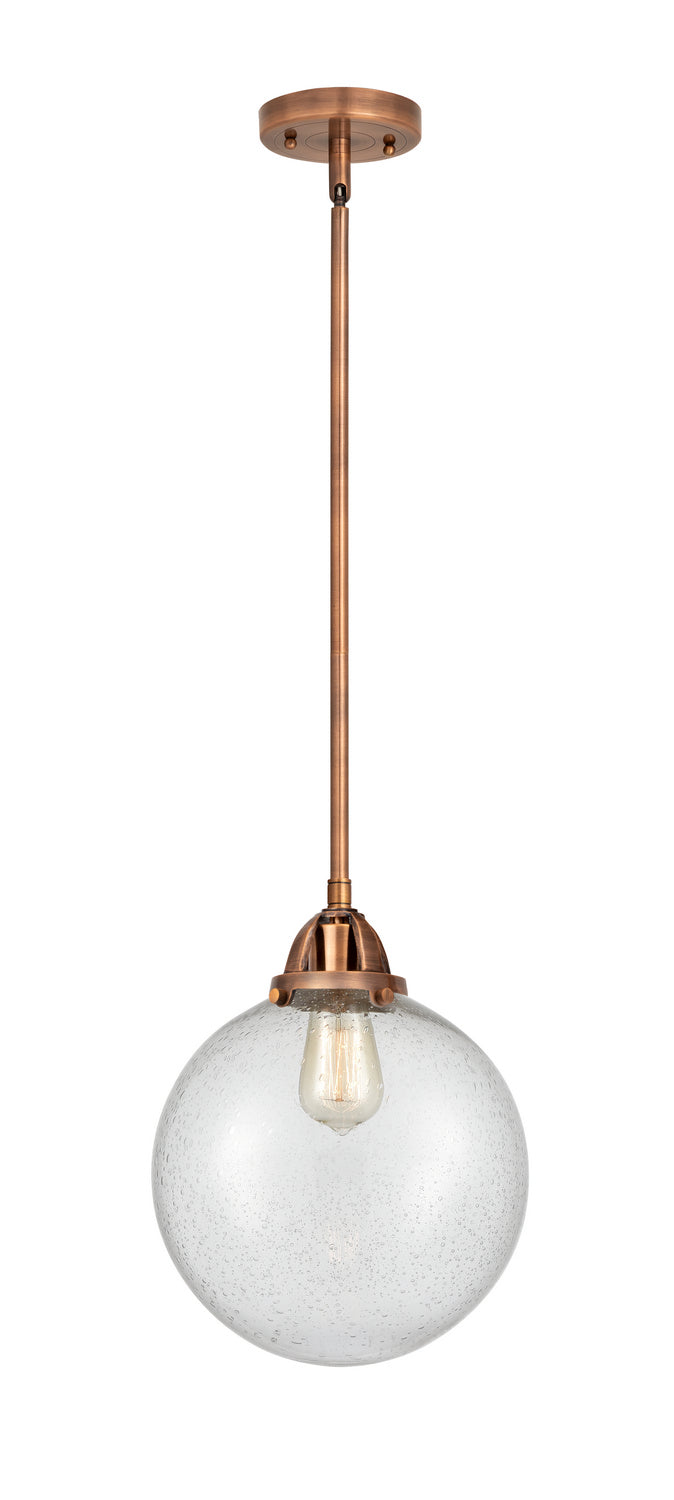 Innovations - 288-1S-AC-G204-10 - One Light Mini Pendant - Nouveau 2 - Antique Copper