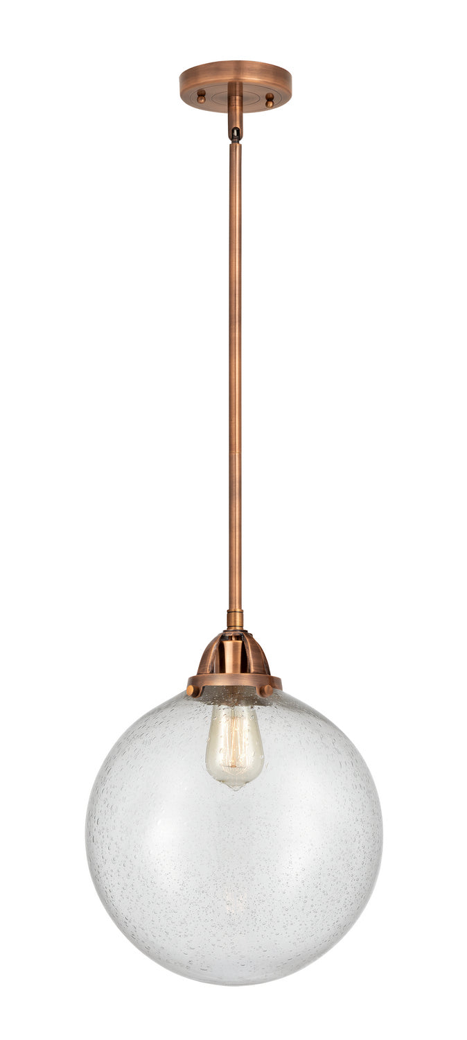 Innovations - 288-1S-AC-G204-12 - One Light Mini Pendant - Nouveau 2 - Antique Copper