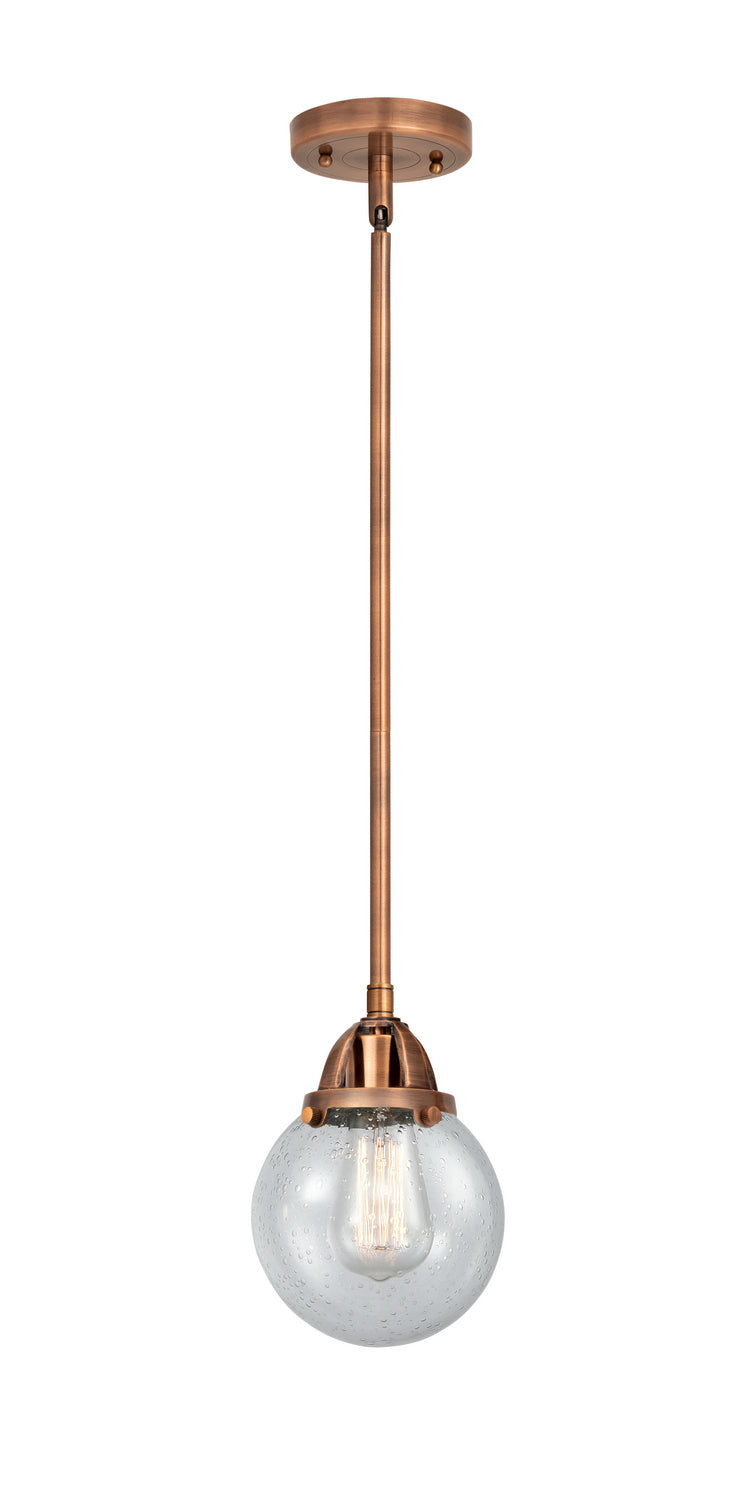 Innovations - 288-1S-AC-G204-6 - One Light Mini Pendant - Nouveau 2 - Antique Copper