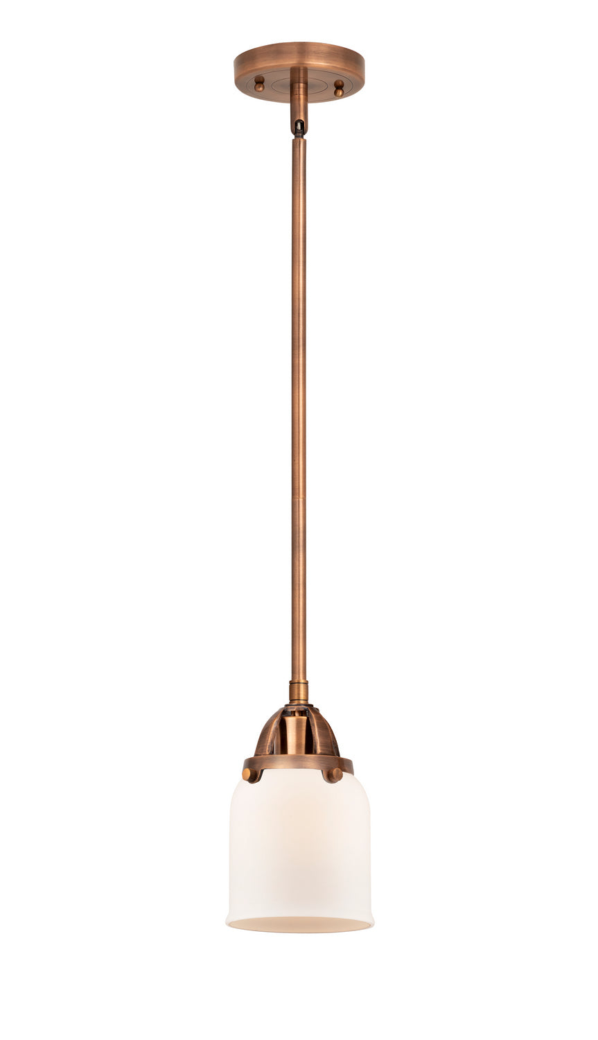 Innovations - 288-1S-AC-G51 - One Light Mini Pendant - Nouveau 2 - Antique Copper