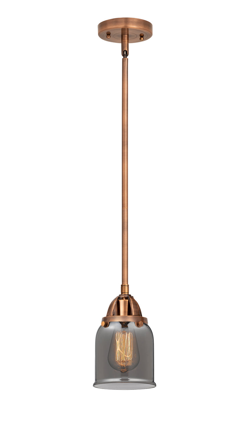 Innovations - 288-1S-AC-G53 - One Light Mini Pendant - Nouveau 2 - Antique Copper