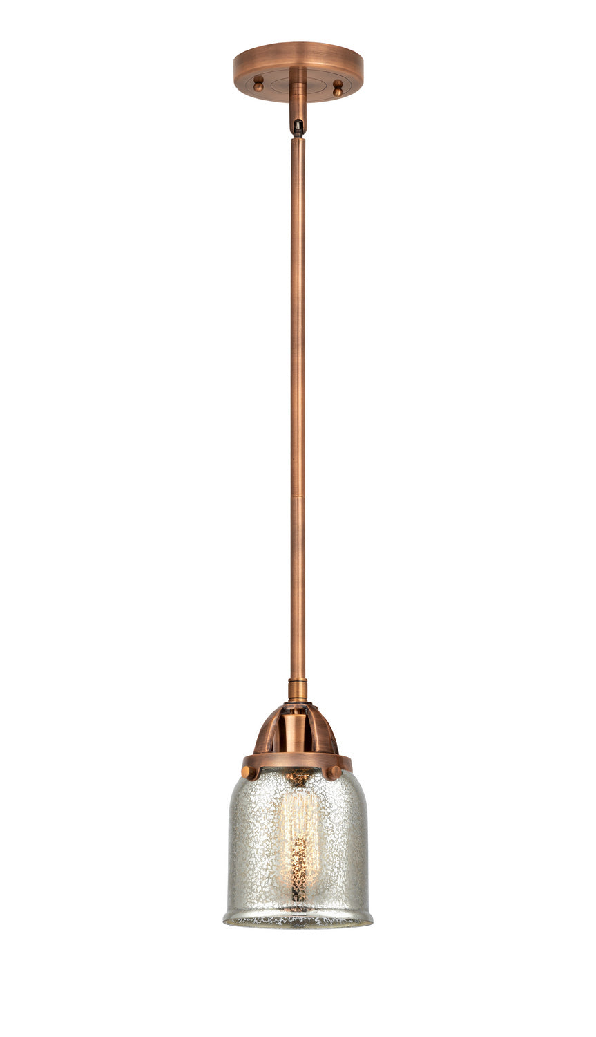 Innovations - 288-1S-AC-G58 - One Light Mini Pendant - Nouveau 2 - Antique Copper
