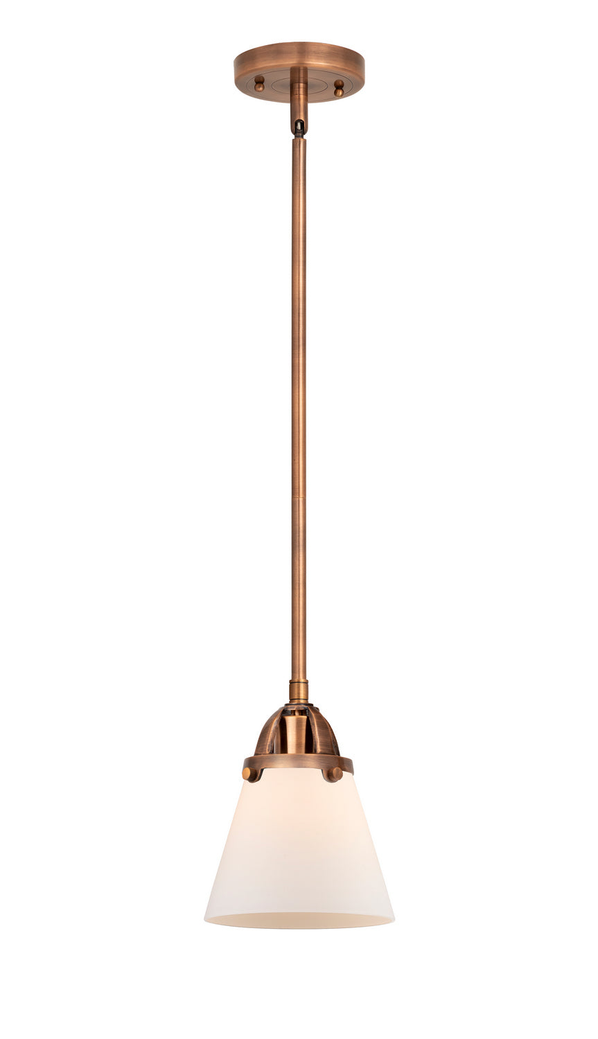Innovations - 288-1S-AC-G61 - One Light Mini Pendant - Nouveau 2 - Antique Copper
